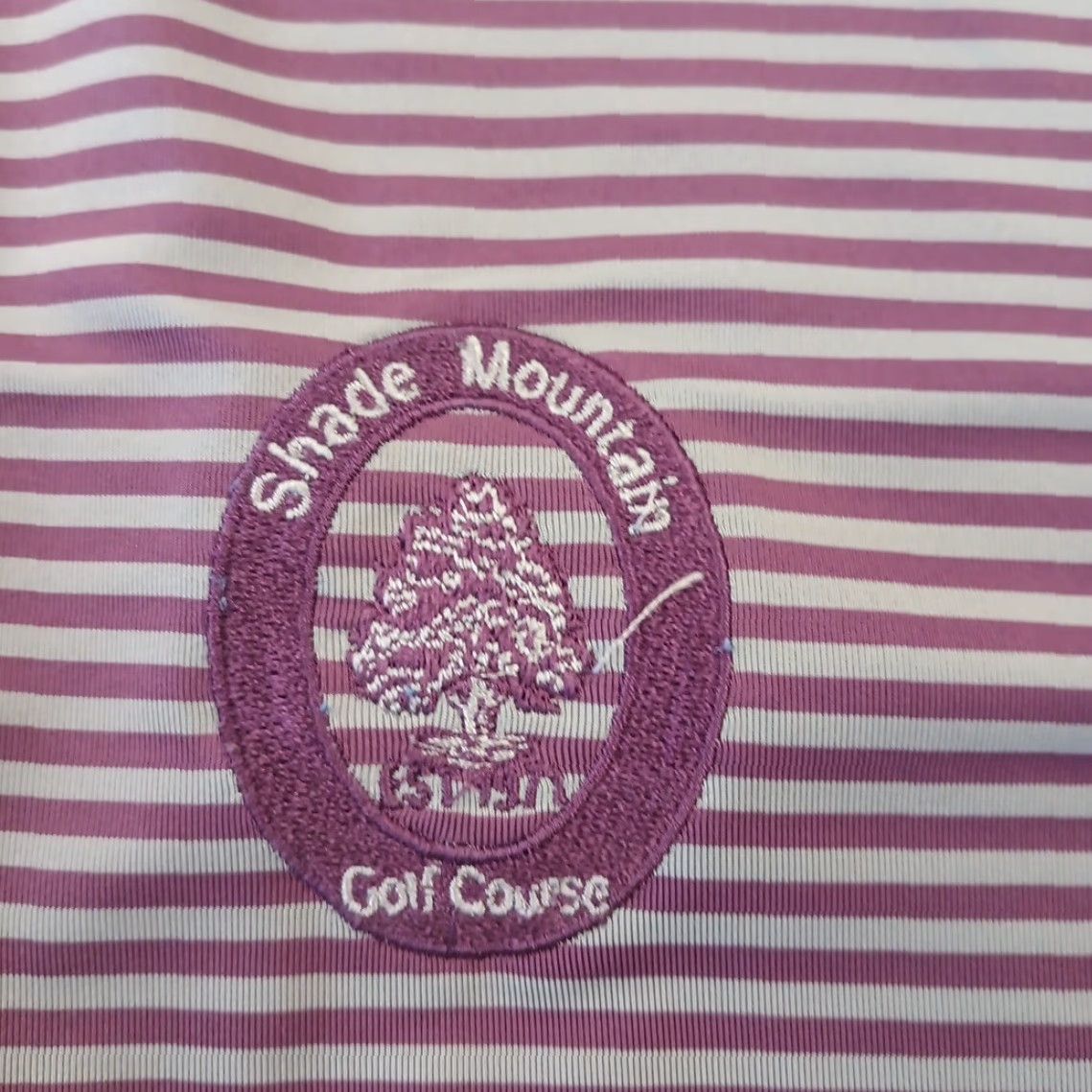Footjoy FootJoy Polo Shirt Mens Large Purple Striped Short Sleeve Hat? Size US L / EU 52-54 / 3 - 3 Thumbnail