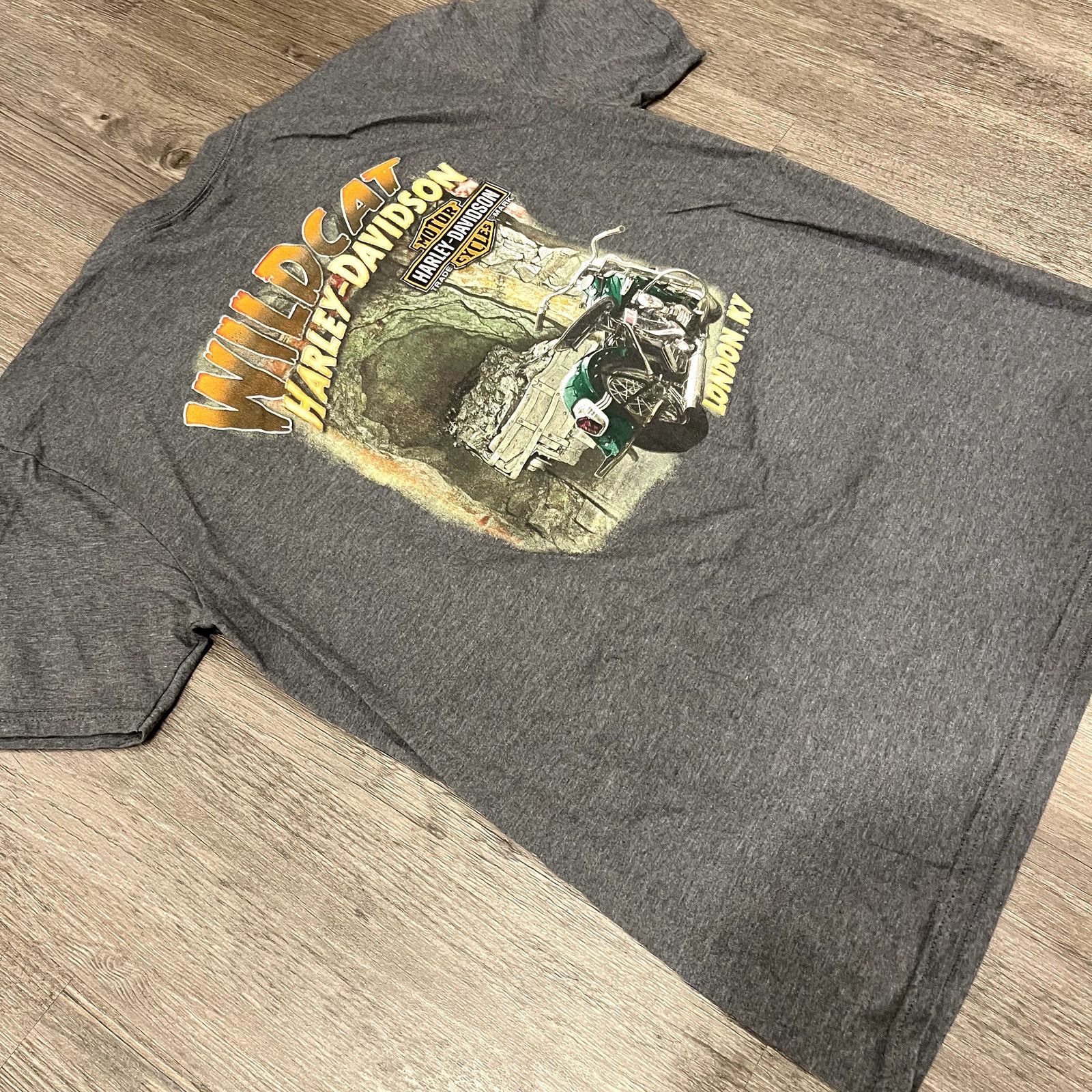 Harley Davidson Vintage Harley Davidson Wildcat London KY T-Shirt Size US L / EU 52-54 / 3 - 2 Thumbnail