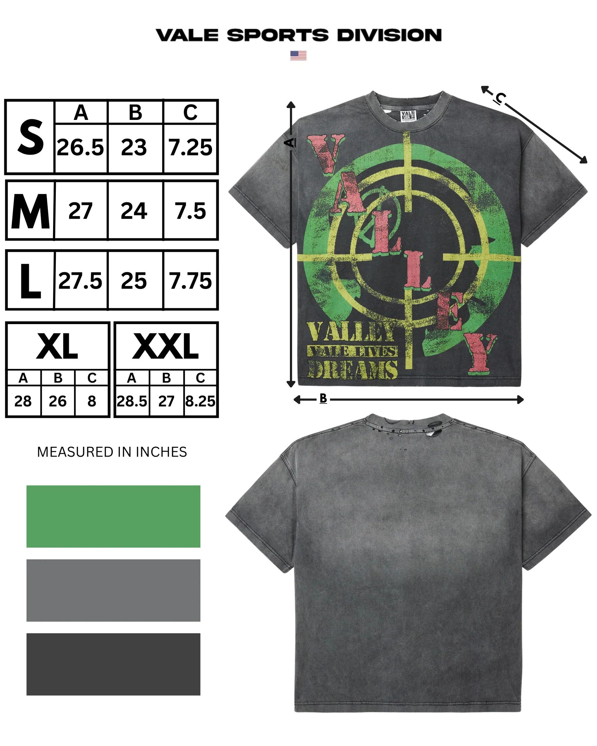 Vale Vale Forever Target Tee Black Size LARGE Size US L / EU 52-54 / 3 - 3 Thumbnail