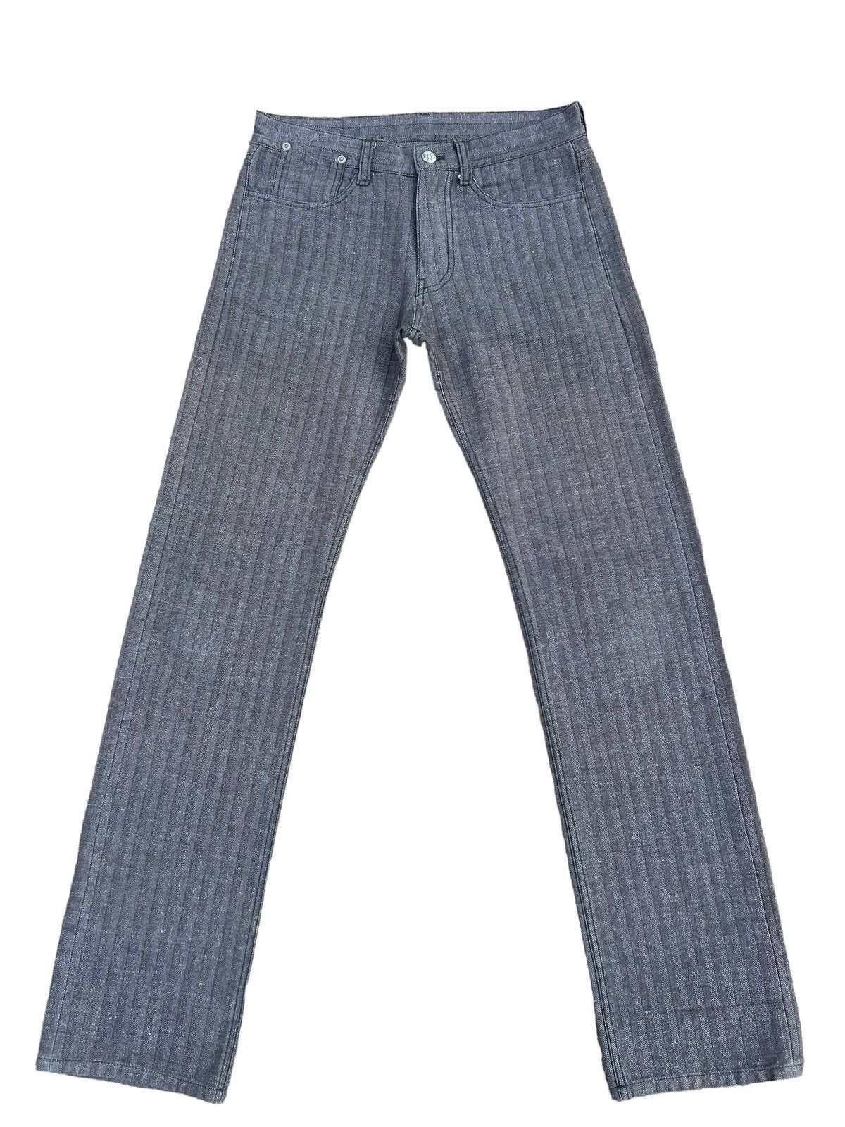 Hysteric Glamour Vintage 1990s Ozone Rocks HBT Striped Pant Size US 29 - 1 Thumbnail