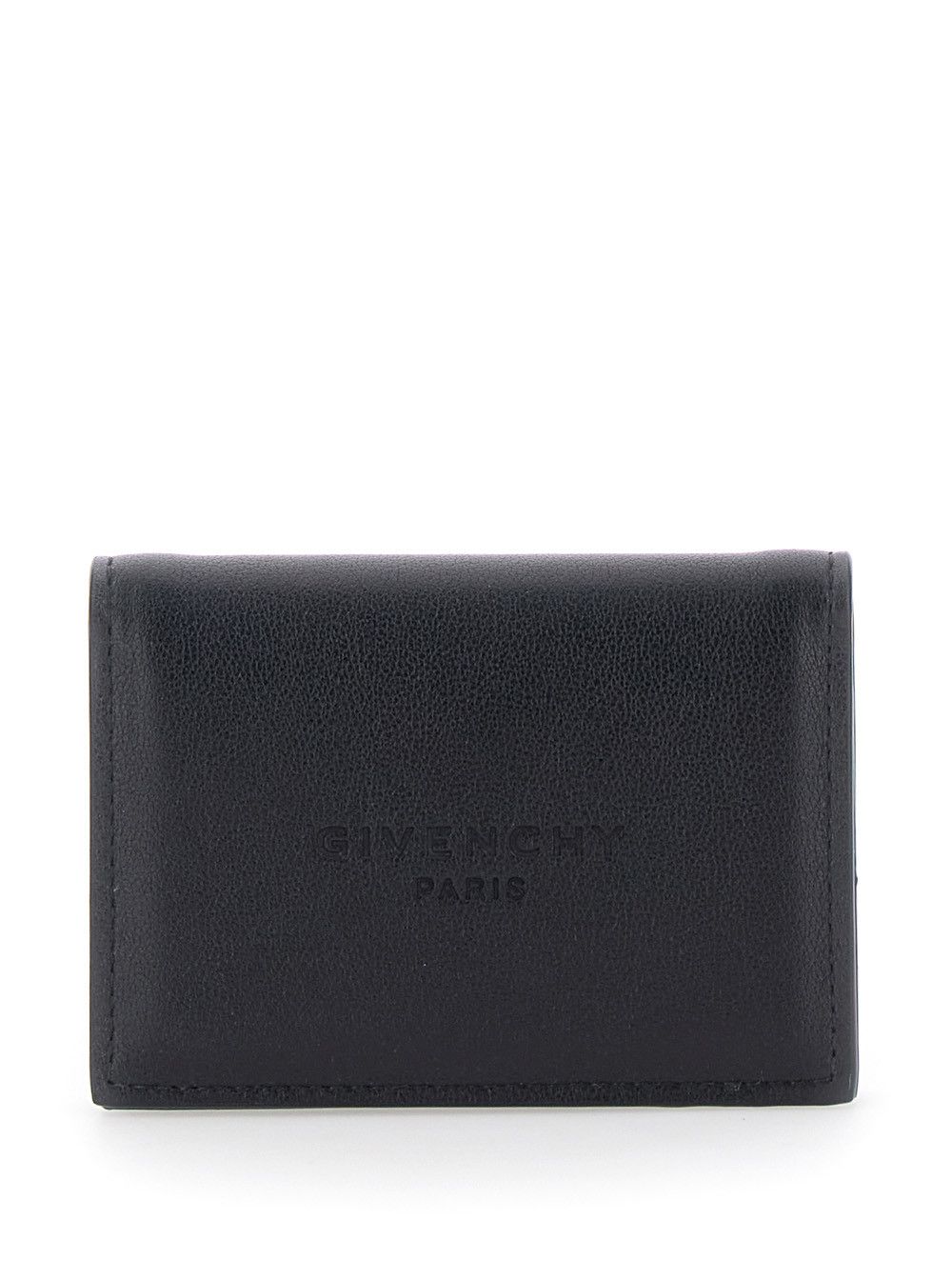 Givenchy Cardholder 'Antigona' with Logo Lettering Embossed on the Front in Black Leather for Men Size ONE SIZE - 1 Thumbnail