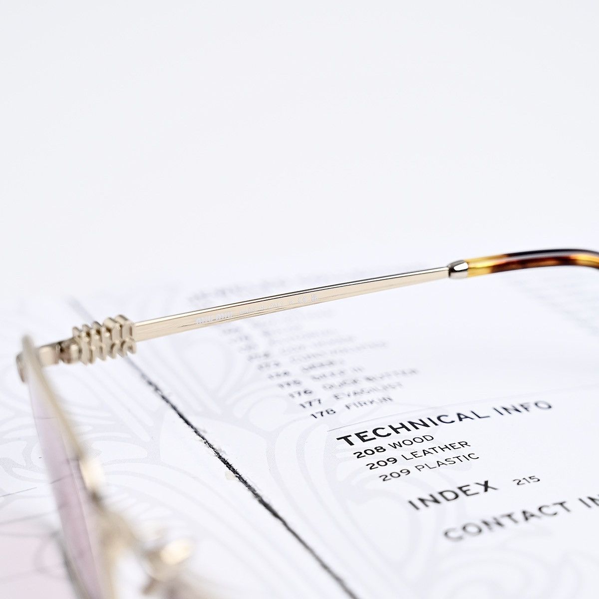 Miu Miu MIU MIU 0MU A53S SUNGLASSES Size ONE SIZE - 5 Thumbnail