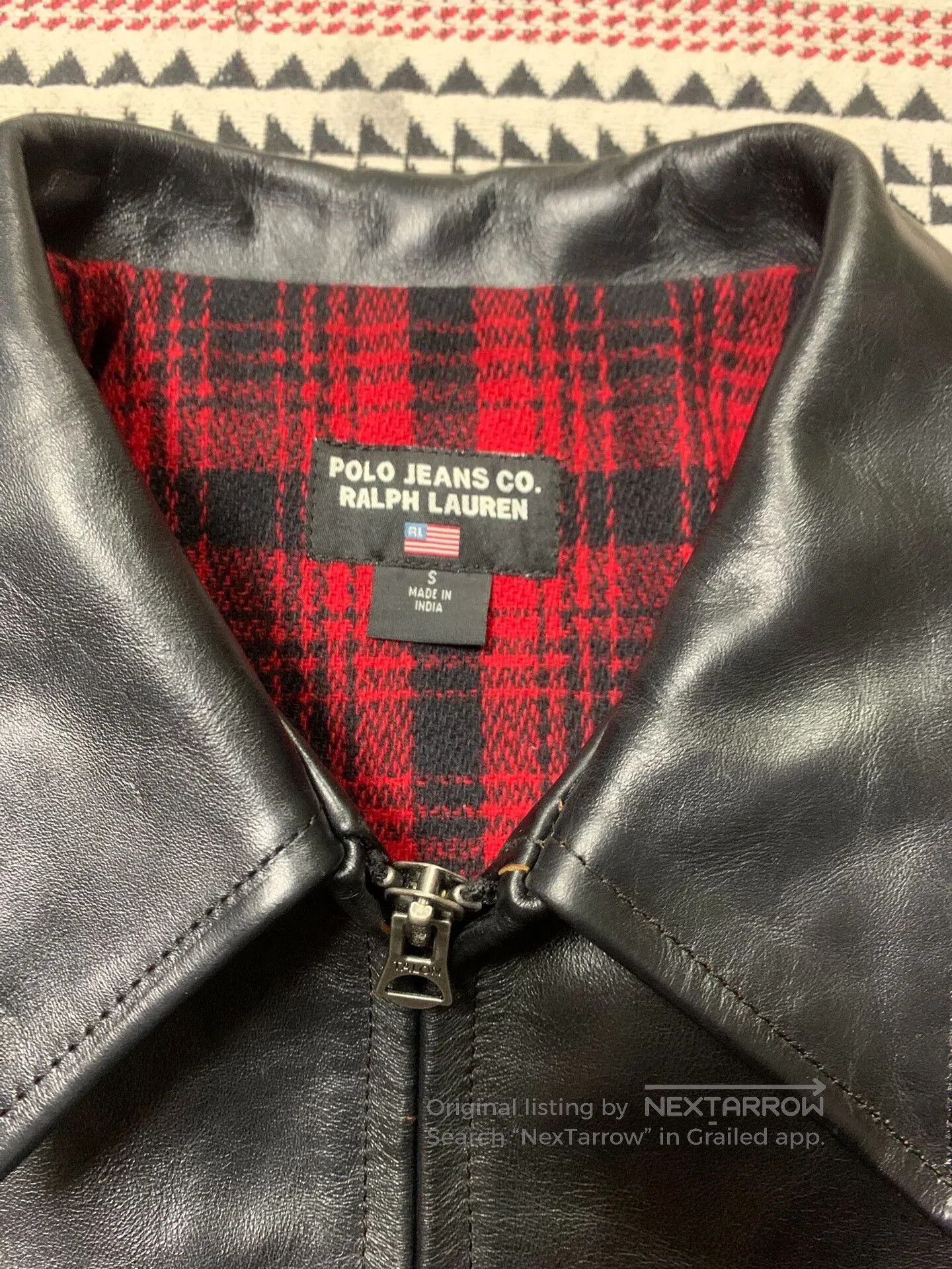 Polo Ralph Lauren black leather jacket by polo ralph lauren. Size US S / EU 44-46 / 1 - 8 Thumbnail
