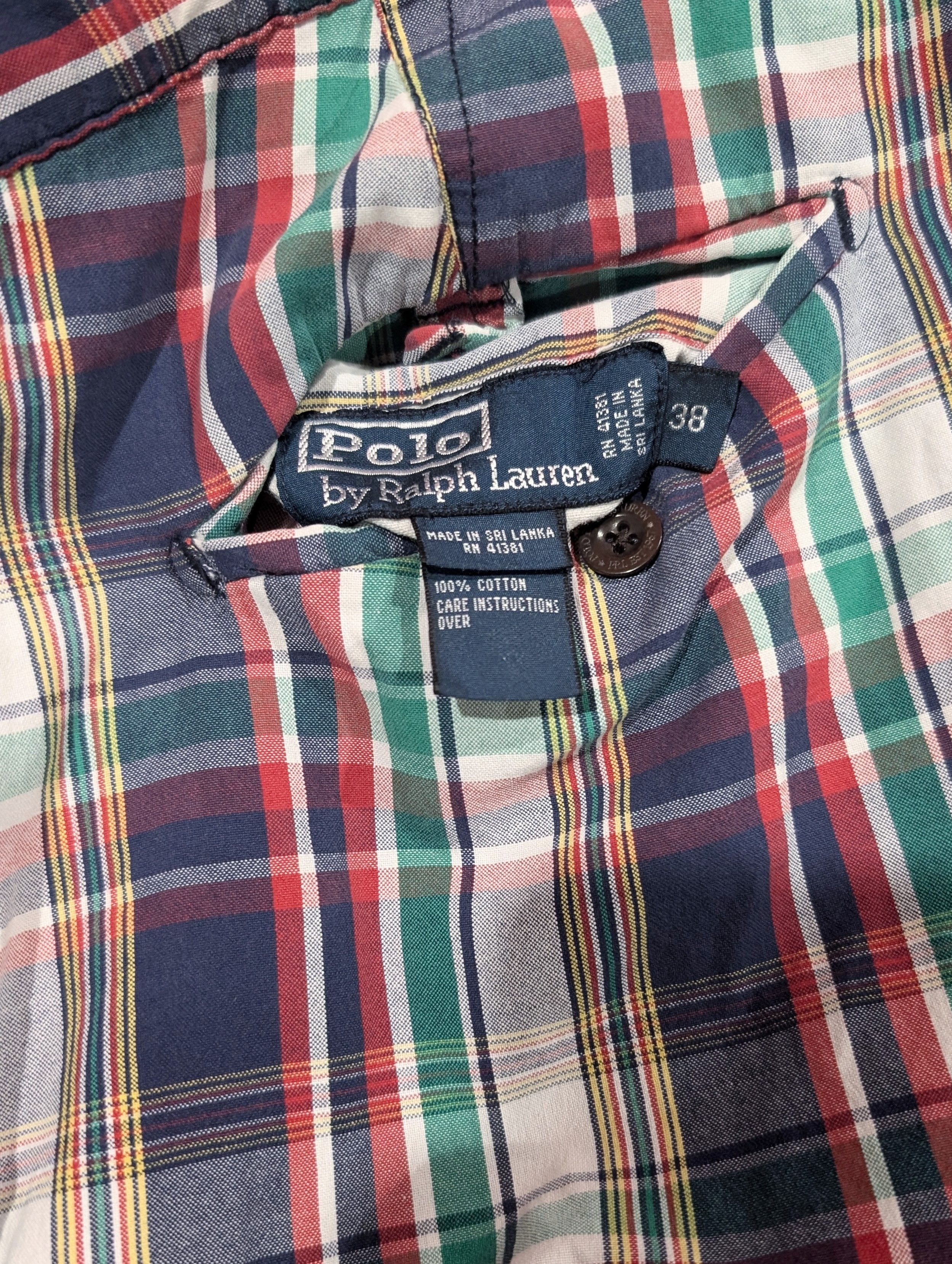 Polo Ralph Lauren × Vintage Vintage Polo Ralph Lauren reversible plaid shorts - SIZE 38 Size US 38 / EU 54 - 6 Thumbnail
