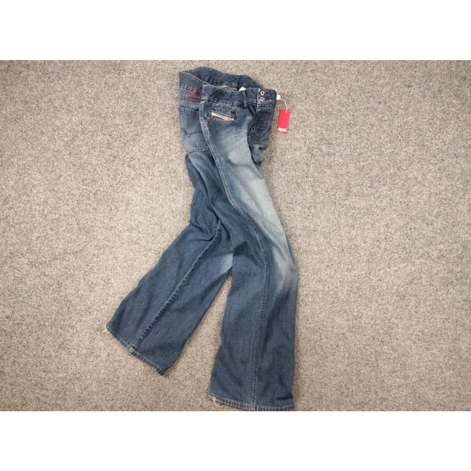 Diesel VINTAGE Diesel X-Rotuck Jeans Men’s 36 Regular Blue Denim 5-Pocket Distressed 90s Y2K Style Size US 36 / EU 52 - 3 Thumbnail