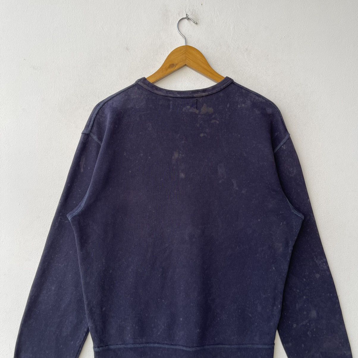 Polo Ralph Lauren Trashed Vintage Polo Sport RL Prep Shield Crest Sweatshirt Size US M / EU 48-50 / 2 - 6 Thumbnail