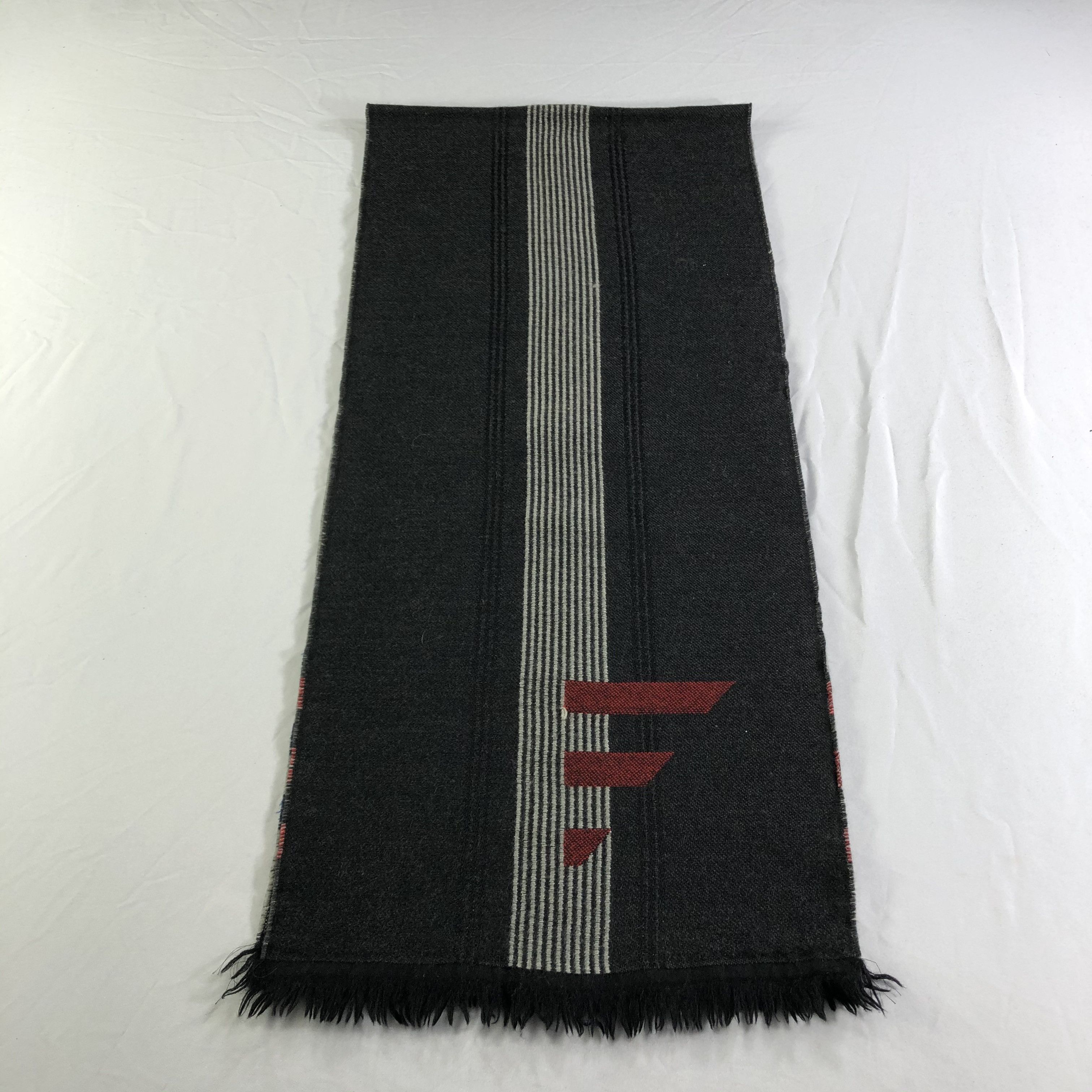 Emporio Armani Emporio Armani Wool Scarf Muffler Neckwear V2428 Size ONE SIZE - 2 Thumbnail