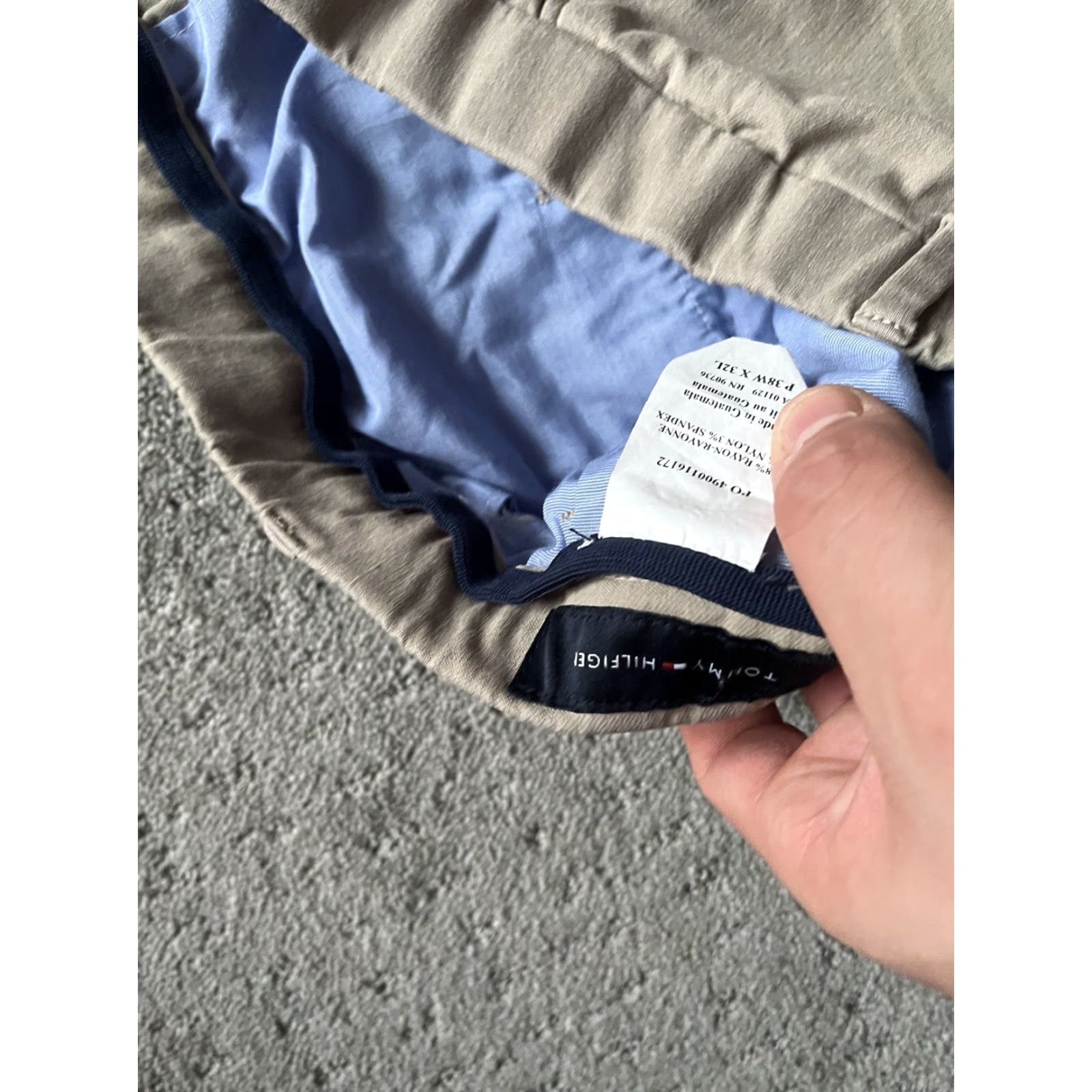 Tommy Hilfiger Tommy Hilfiger Pants Beige Chino Slim Straight 38x32 Men Regular Size US 38 / EU 54 - 5 Thumbnail