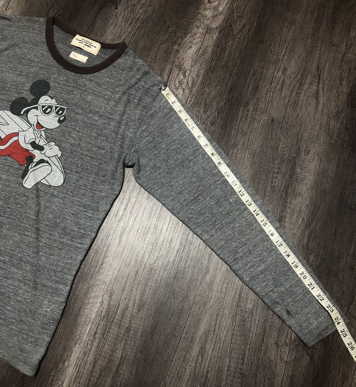 Disney × Japanese Brand Vintage Back Number x Disney x Mickey Long Sleeve Tee Shirt Size US M / EU 48-50 / 2 - 22 Thumbnail