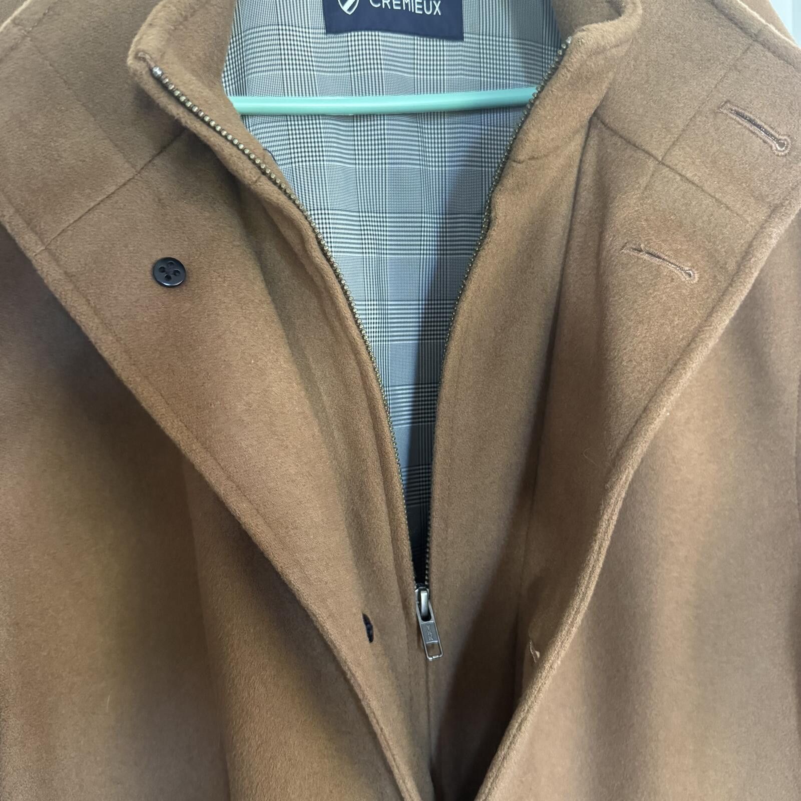 Cremieux Cremieux Men's Brown Wool Blend Coat XL Size US XL / EU 56 / 4 - 7 Thumbnail