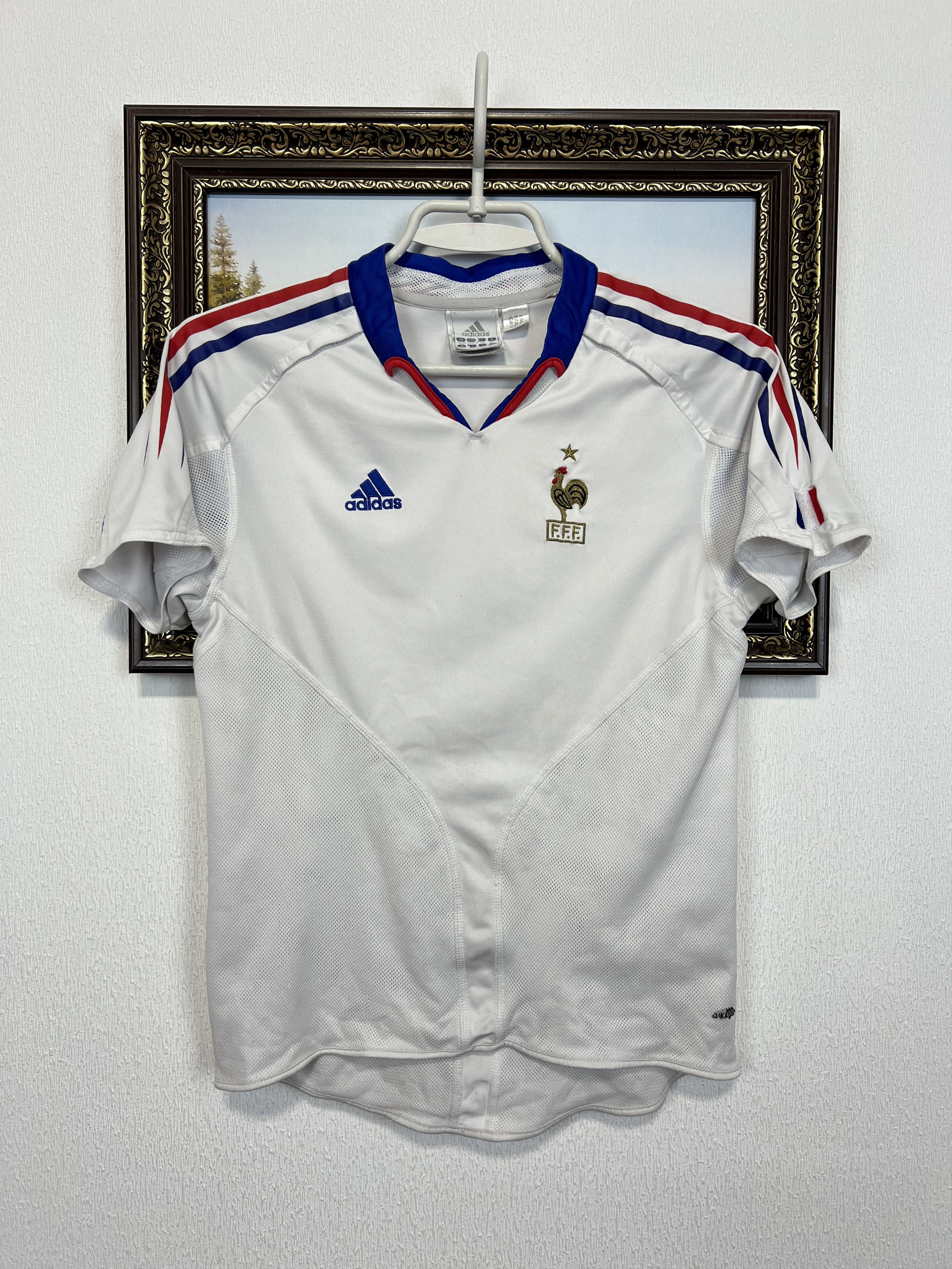 Adidas France Away football shirt Soccer Jersey Trikot Size Boys M Size US XXS / EU 40 - 1 Thumbnail
