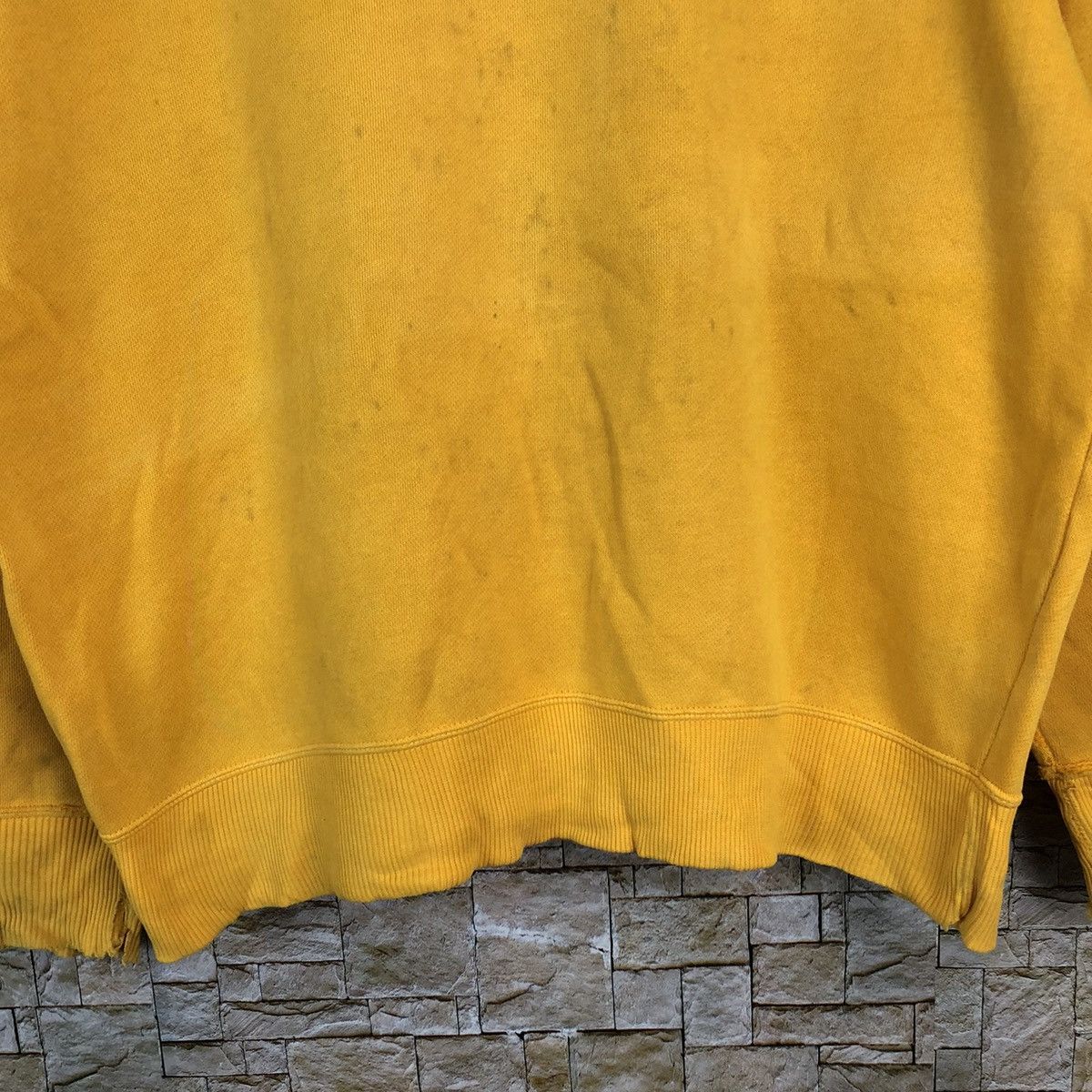 Champion × Vintage Champion vintage Yellow Sweatshirt #A764 Size US L / EU 52-54 / 3 - 6 Thumbnail