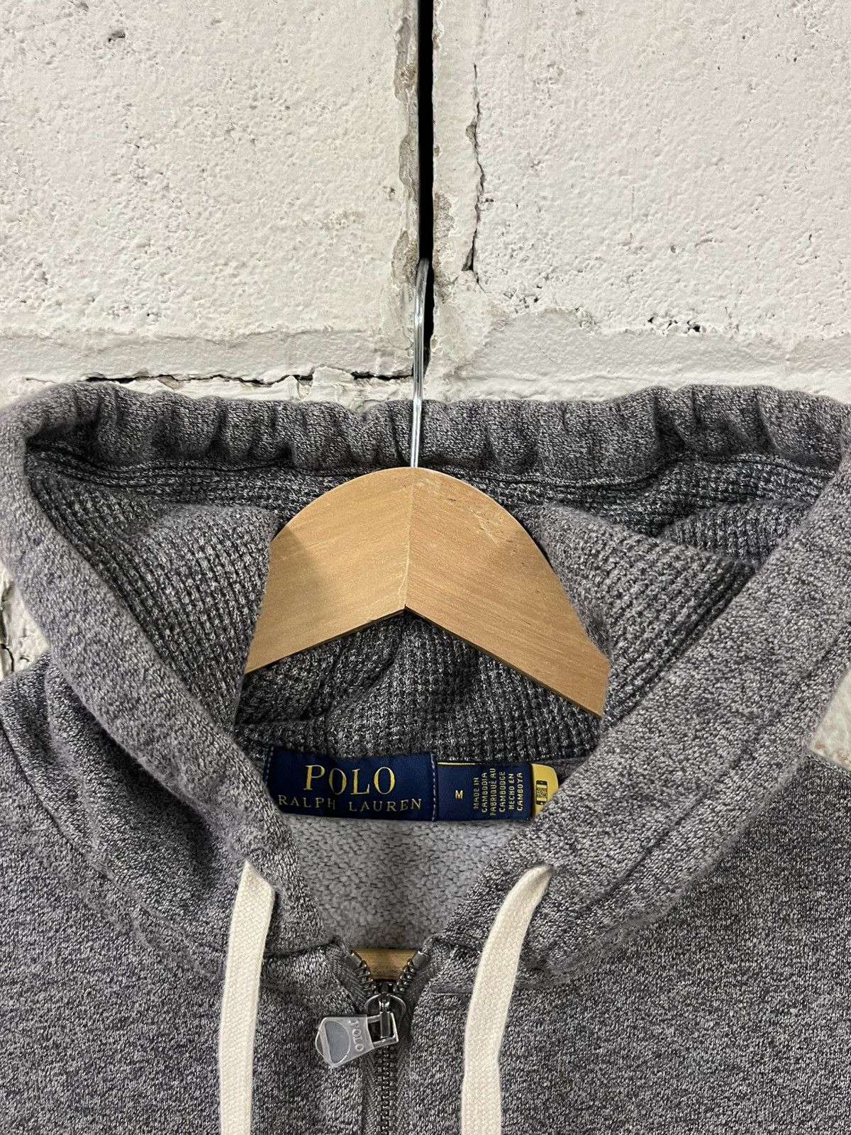 Polo Ralph Lauren Polo Ralph Lauren vintage zip up thermal line hoodie Y2K Size US M / EU 48-50 / 2 - 4 Thumbnail