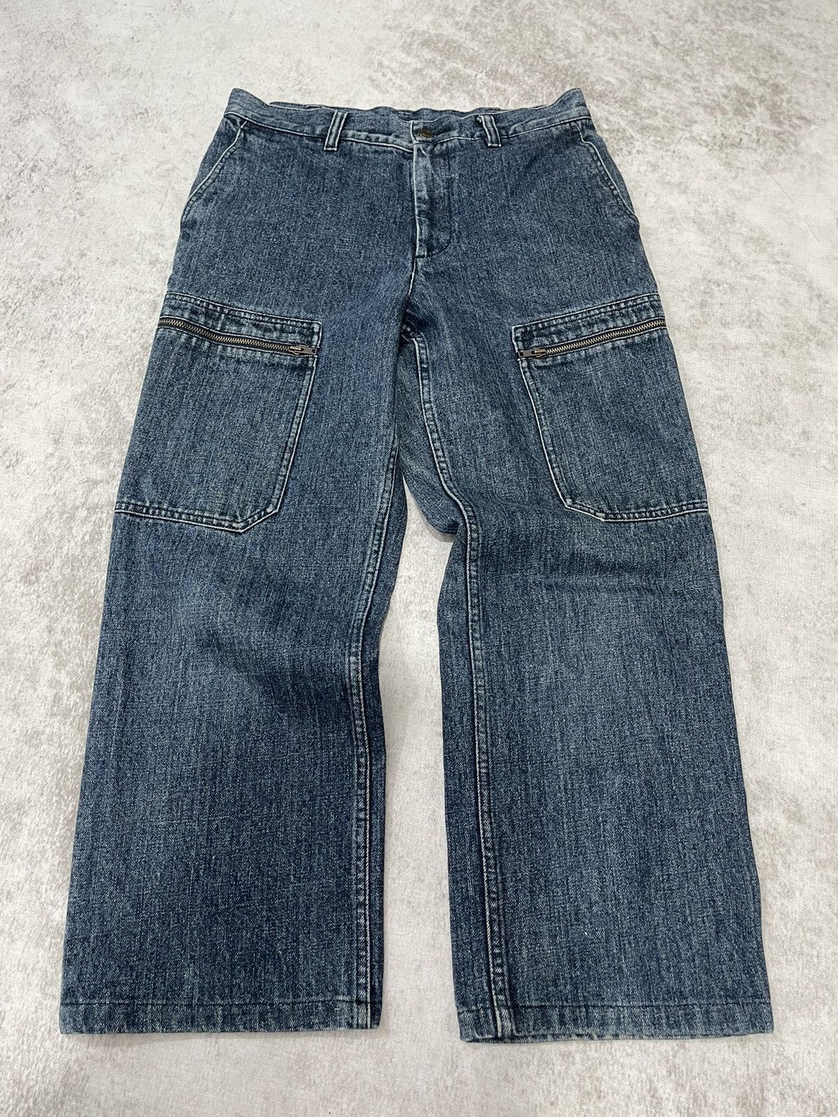 Hysteric Glamour × If Six Was Nine × Le Grande Bleu (L.G.B.) 2000s uniqlo japan cargo bagy denim kapital style Size US 29 - 1 Thumbnail