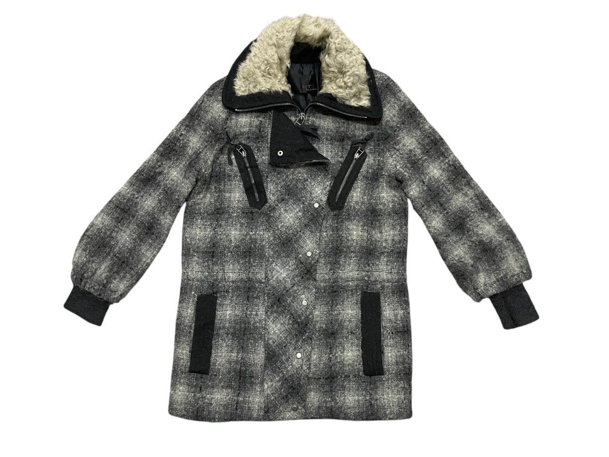 If Six Was Nine 2000s IF SIX WAS NINE STYLE WOOL LONG JACKET FUR COLLAR Size US S / EU 44-46 / 1 - 2 Thumbnail