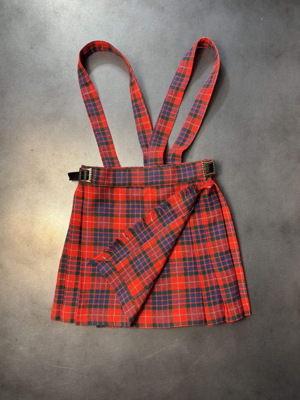 Eaton × Vintage True Vintage Pleated Mini Skirt School Uniform 1950s 1960s Size 22" - 2 Thumbnail