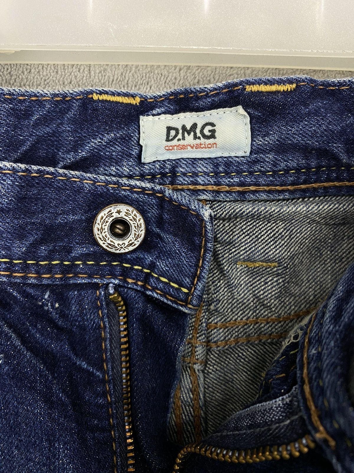 Hysteric Glamour × Japanese Brand × Spellbound JAPANESE BRAND D.M.G FADED BLUE DENIM JEANS Size US 30 / EU 46 - 7 Thumbnail