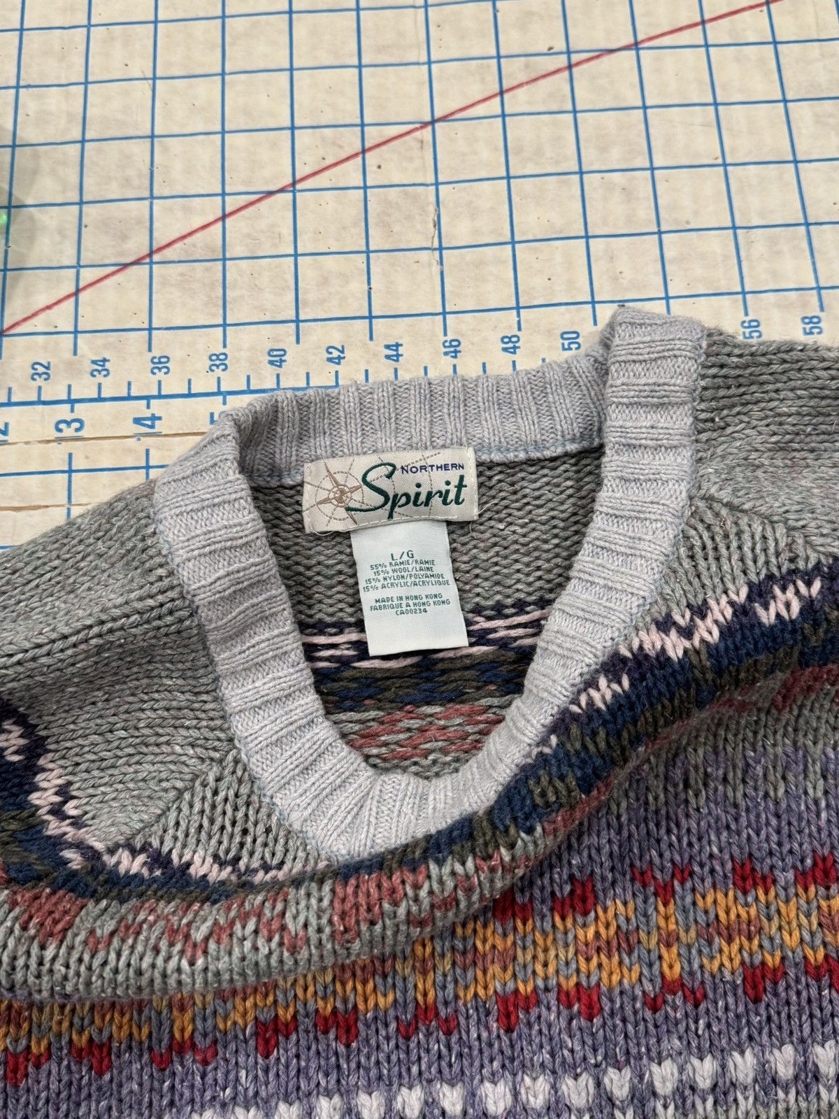 Northern Reflections Vintage Northern Spirit Knit Sweater Tagged Women’s Large Size L / US 10 / IT 46 - 4 Thumbnail