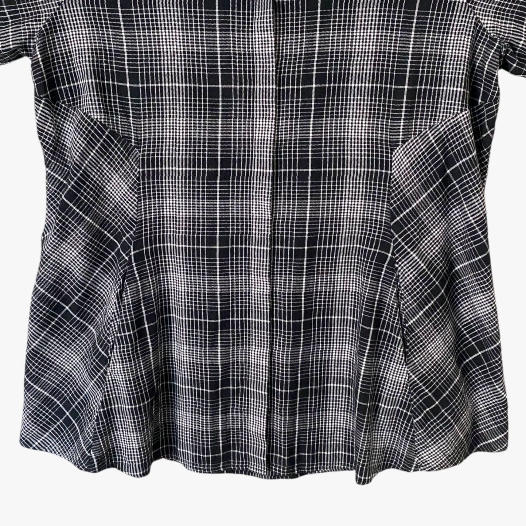 Vintage VINTAGE Foxcroft Plaid Tunic Button-Up Long Sleeve Women’s Size 14 Casual Workwear Black Size XL / US 12-14 / IT 48-50 - 6 Thumbnail