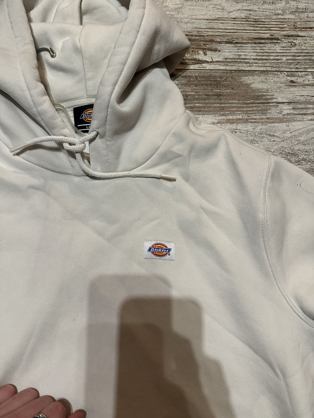 Dickies Dickies Hoodie Men Large White Pullover Workwear Streetwear Size US M / EU 48-50 / 2 - 2 Thumbnail