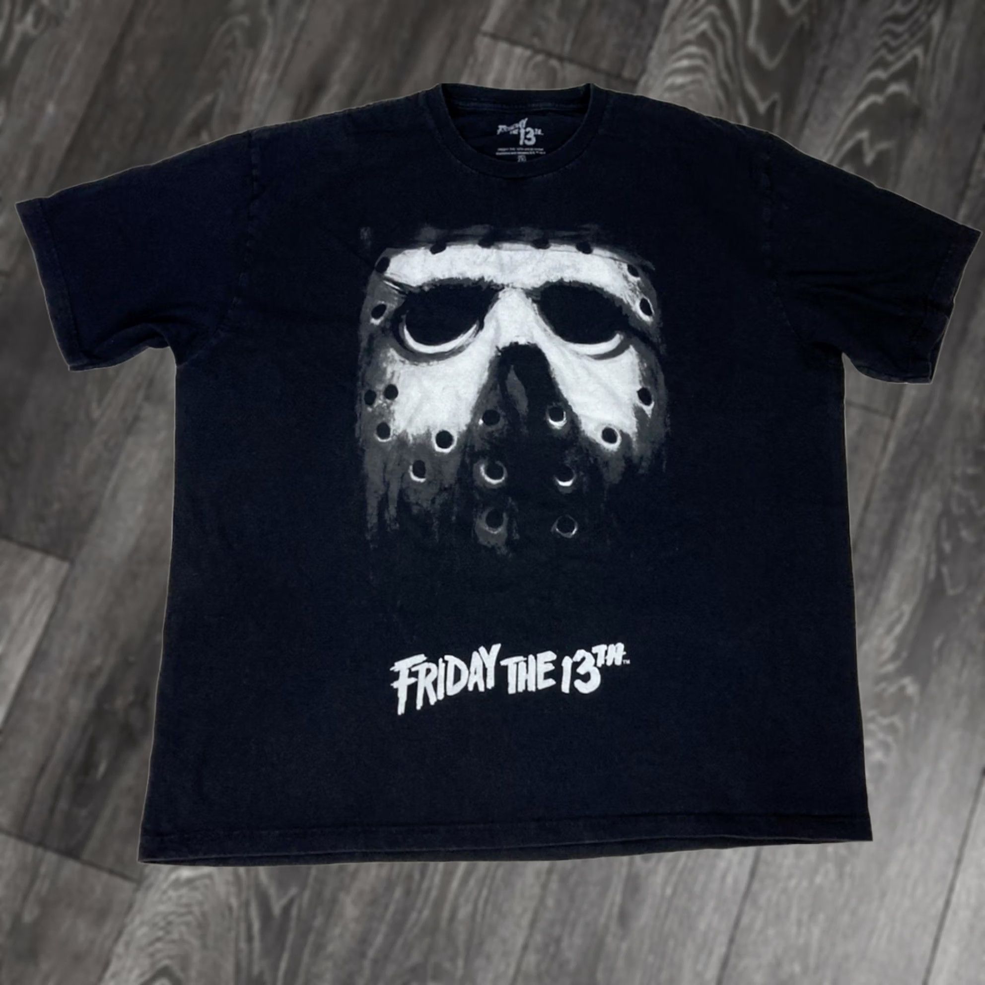 Vintage Friday The 13th T-Shirt Men XXL Black Graphic Print 2XL Halloween Horror Movie Logo Shirt Size US XXL / EU 58 / 5 - 1 Thumbnail