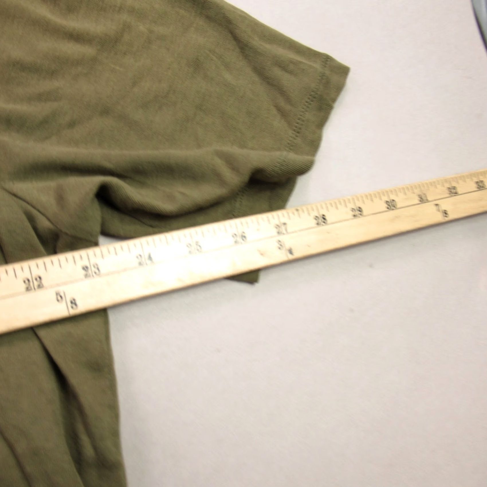 J. Jill J. Jill Shirt Womens XL Short Sleeve Pullover Lightweight Casual V-Neck Green Size XL / US 12-14 / IT 48-50 - 6 Thumbnail