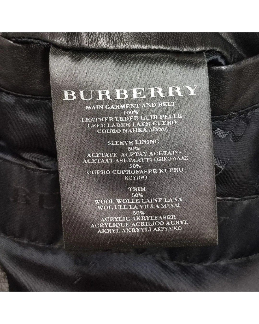 Burberry Prorsum RUNWAY LAMBSKIN LEATHER BIKER JACKET Size US M / EU 48-50 / 2 - 8 Thumbnail