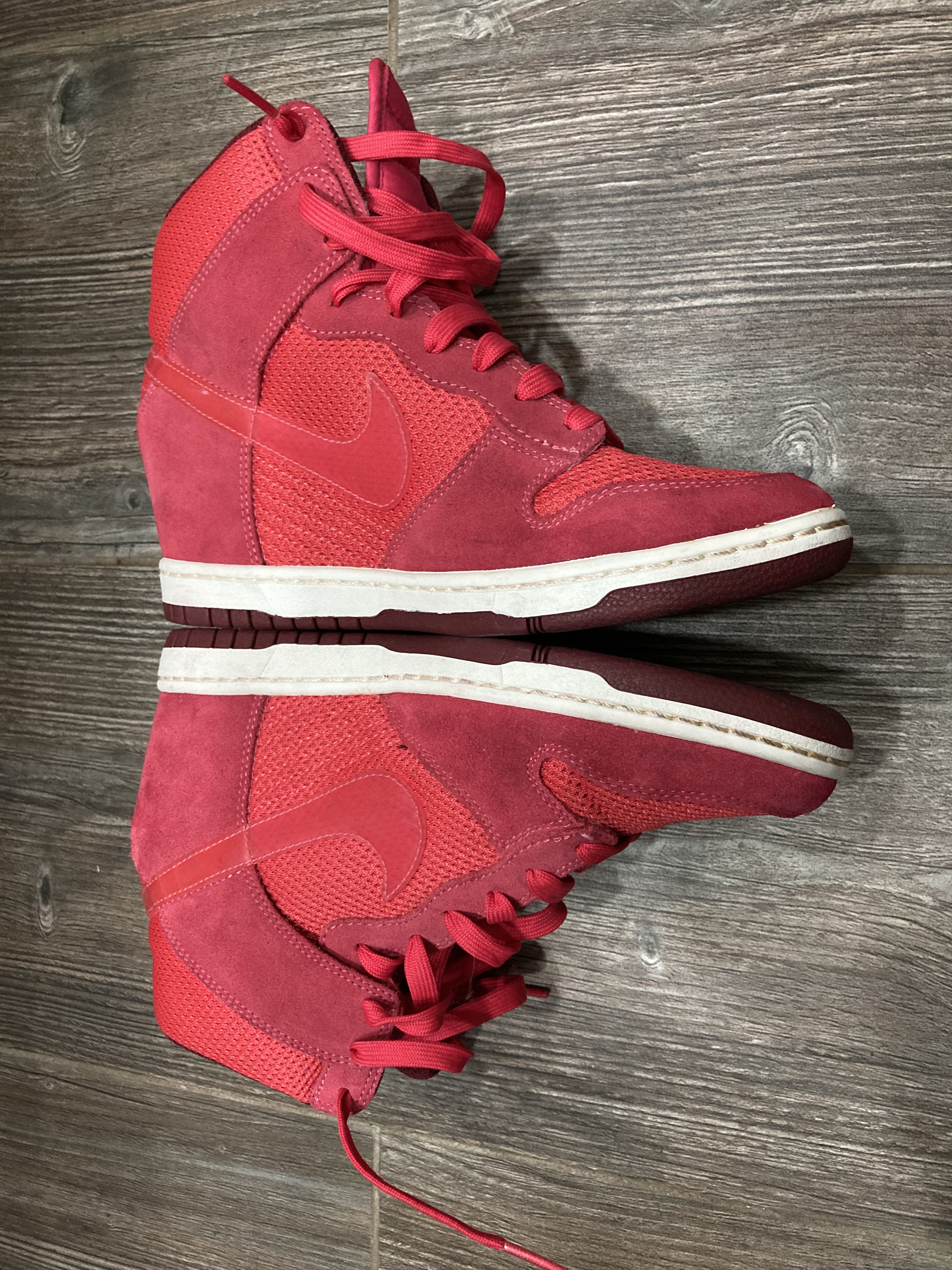 Nike Nike 2013 Dunk Sky High Hidden Wedge Сoral red Size US 8 / IT 38 - 10 Thumbnail