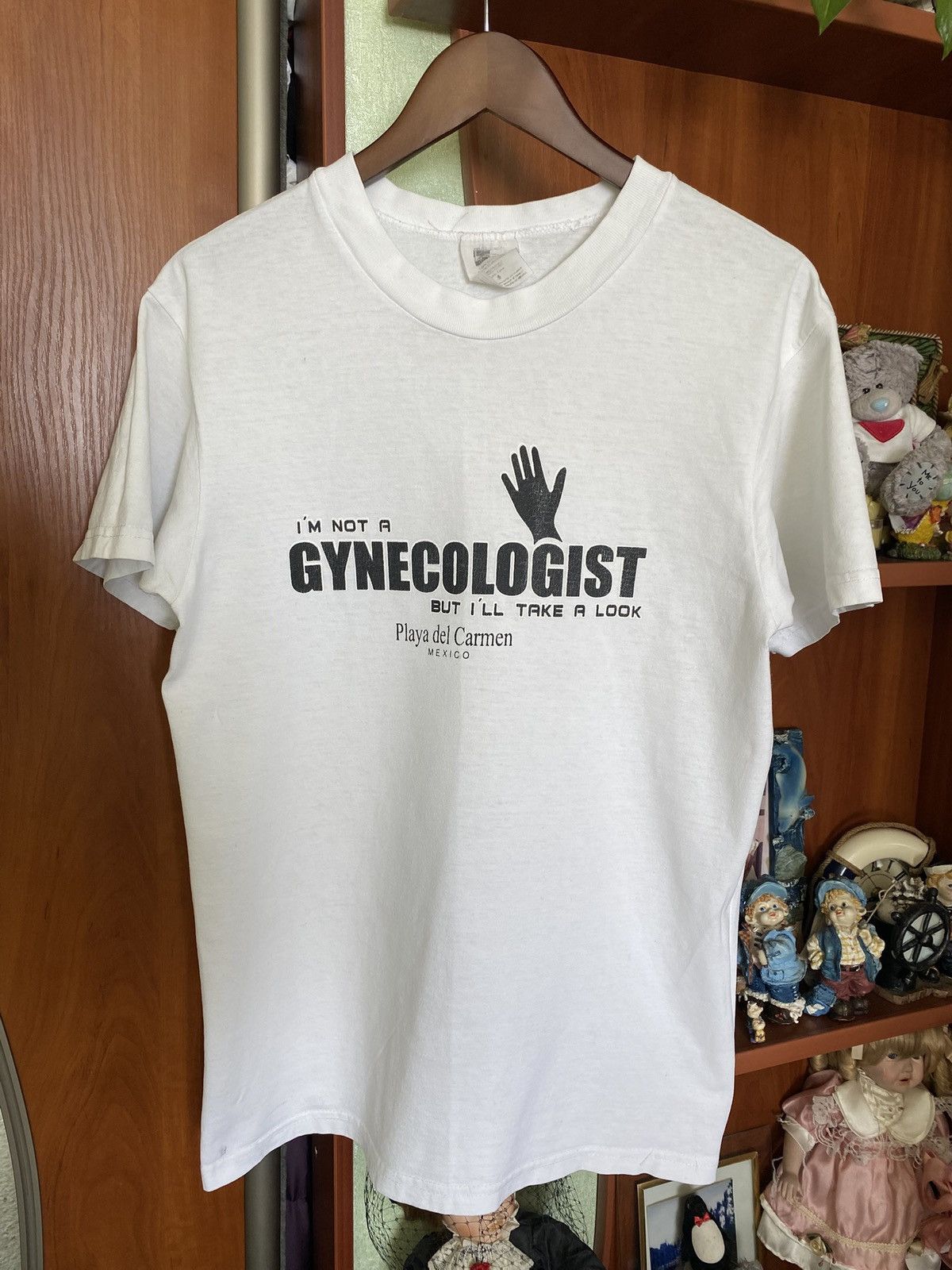 Vintage I’m Not A Gynecologist But I’ll Take a Look Tee funny Sex Size US S / EU 44-46 / 1 - 1 Thumbnail