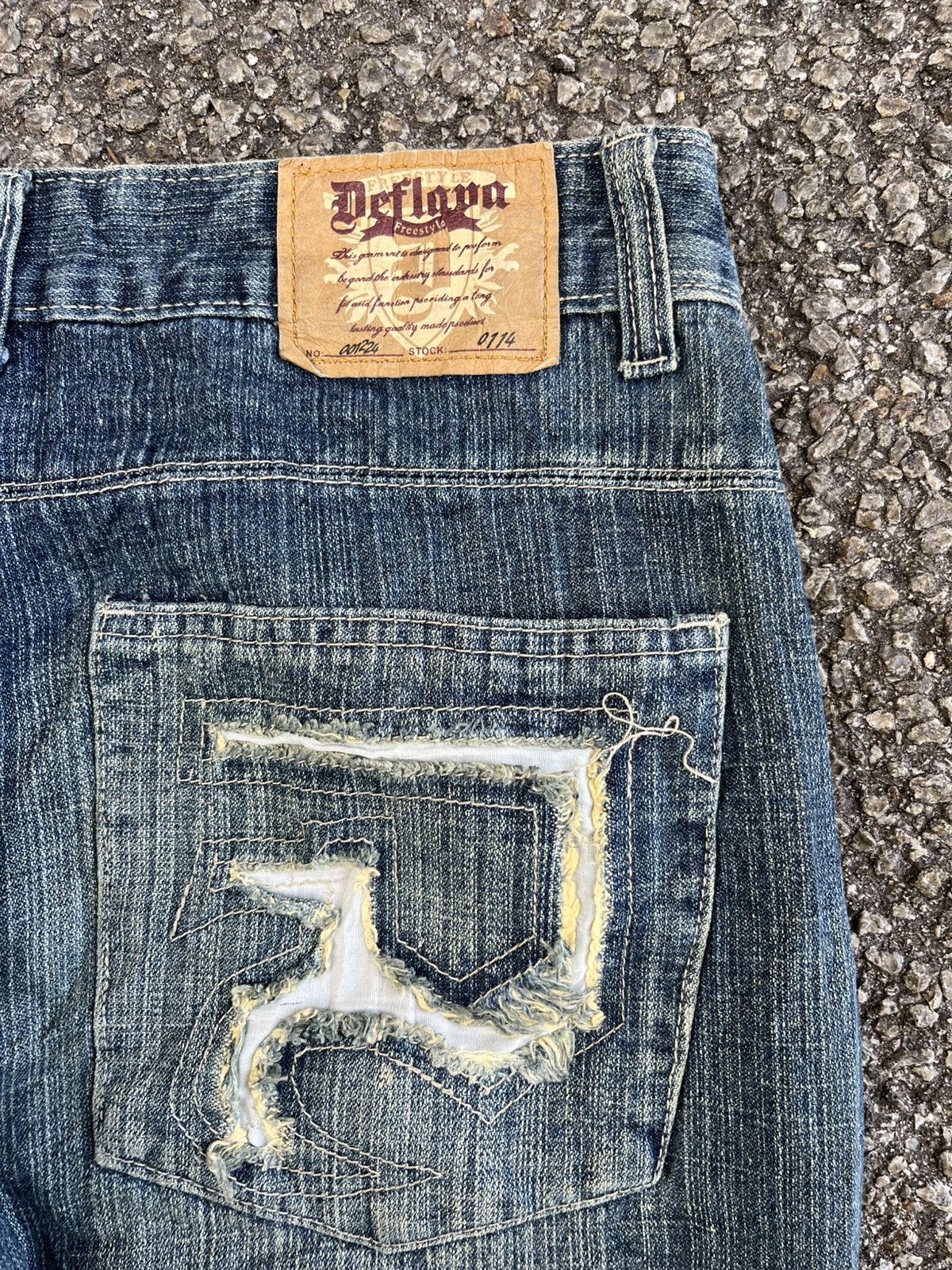 Hysteric Glamour Punk Distressed Kapital Style Denim Grunge Jeans Size US 31 - 11 Thumbnail