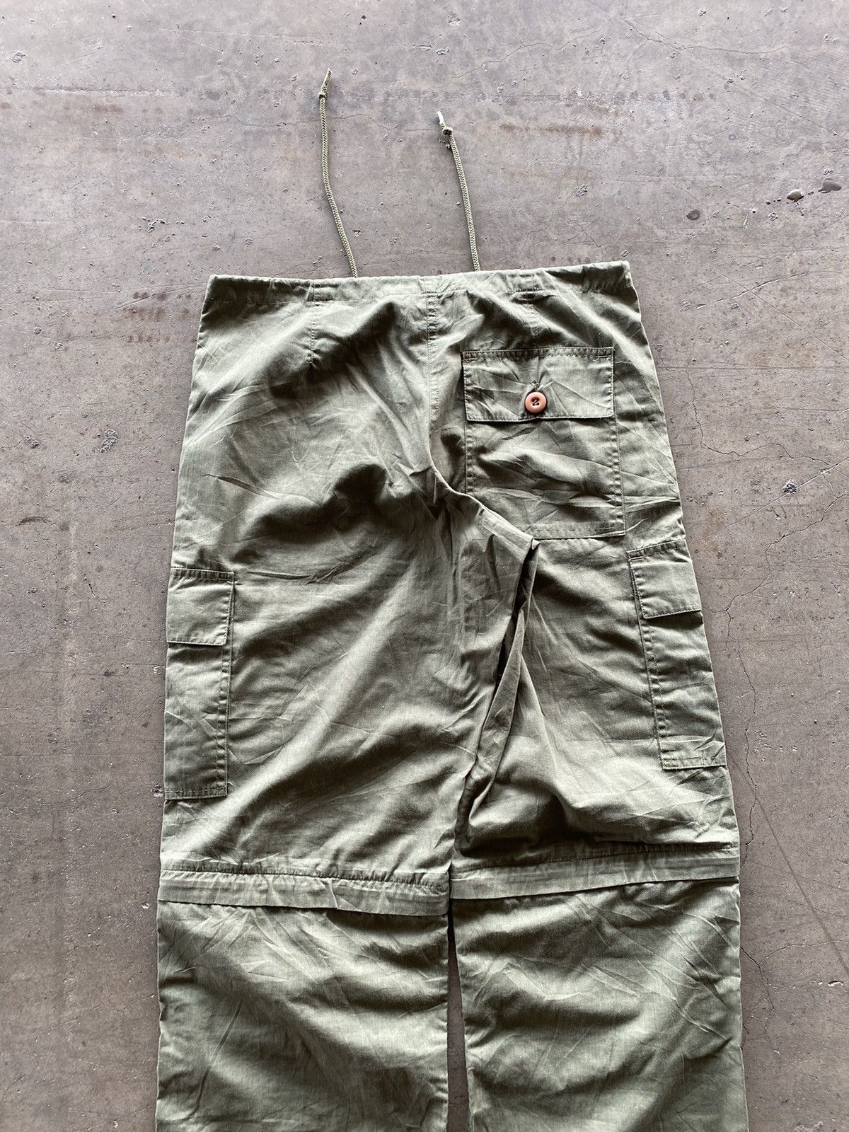 Japanese Brand 2000s UFO - Cargo 2 in 1 Reconstructed Short Pants Size US 30 / EU 46 - 7 Thumbnail