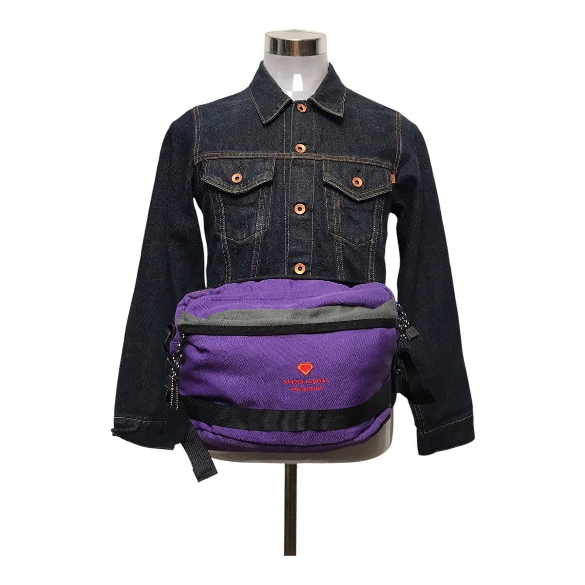 Hysteric Glamour × Japanese Brand Japanese Super Lover Purple Waist Bag Size ONE SIZE - 3 Thumbnail