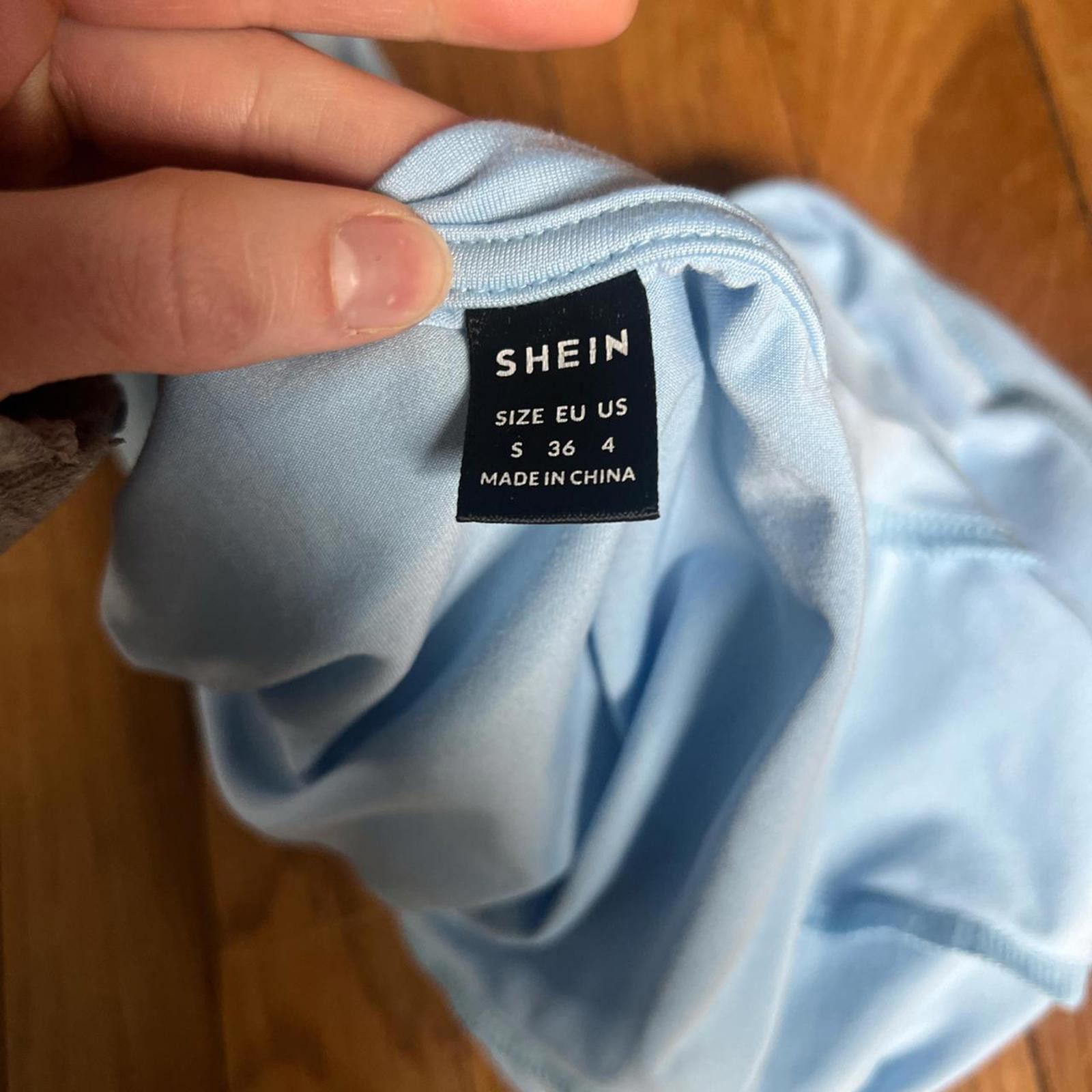 Other Baby blue basic long sleeve crop top Size S / US 4 / IT 40 - 8 Thumbnail