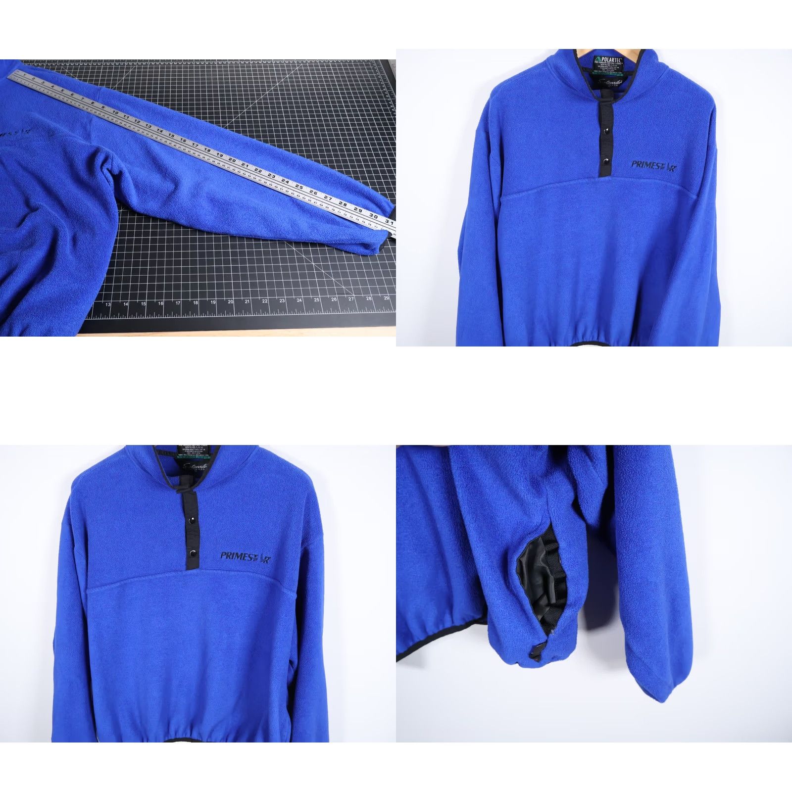 Vintage VINTAGE Sportsmaster Jacket XL Blue Snap T Polartec Fleece Pullover Men’s 90s USA Made Size US XL / EU 56 / 4 - 8 Thumbnail