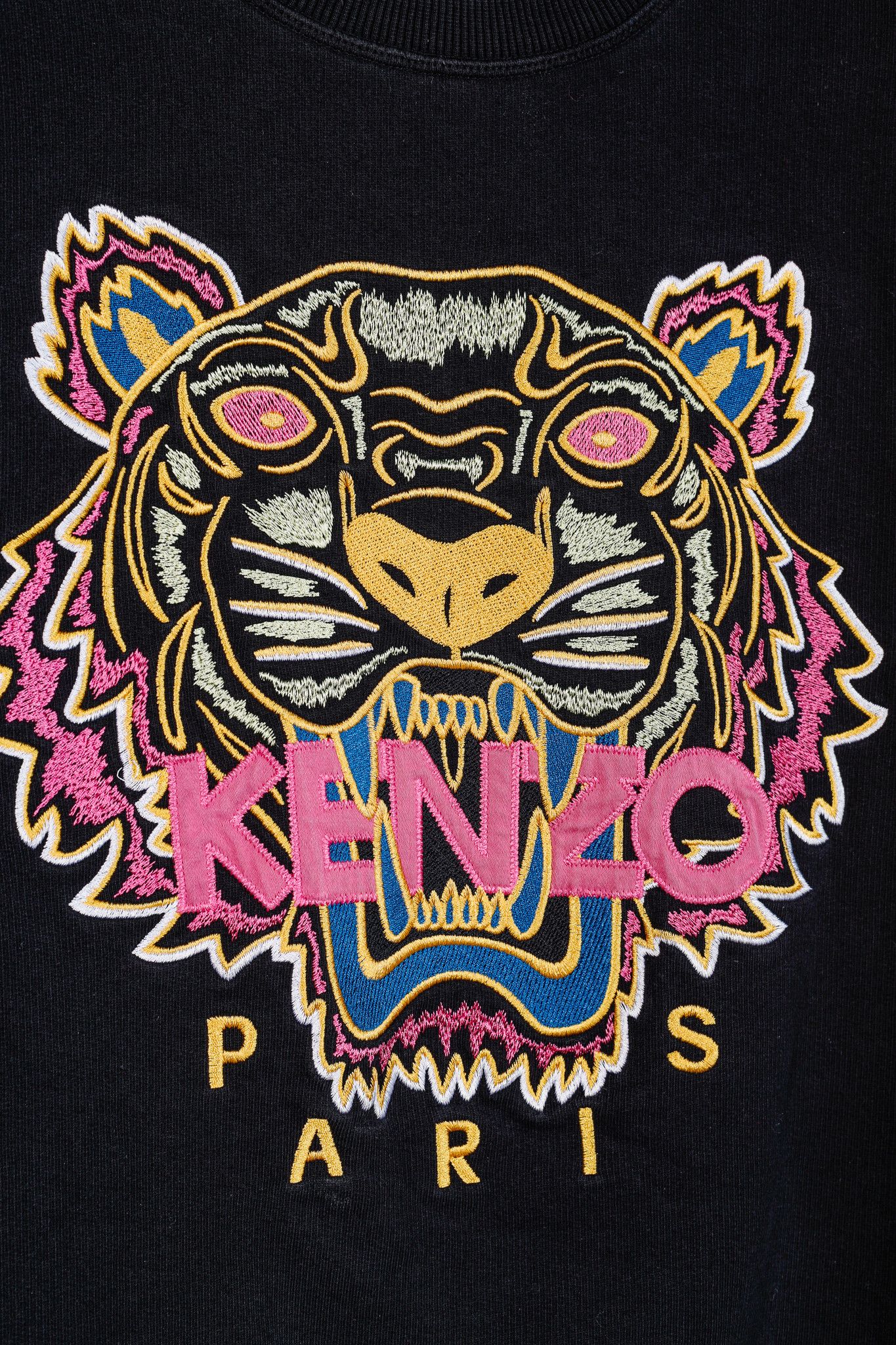 Kenzo KENZO The Light Embroidered Tiger Brushed Cotton Sweatshirt Size M / US 6-8 / IT 42-44 - 7 Thumbnail