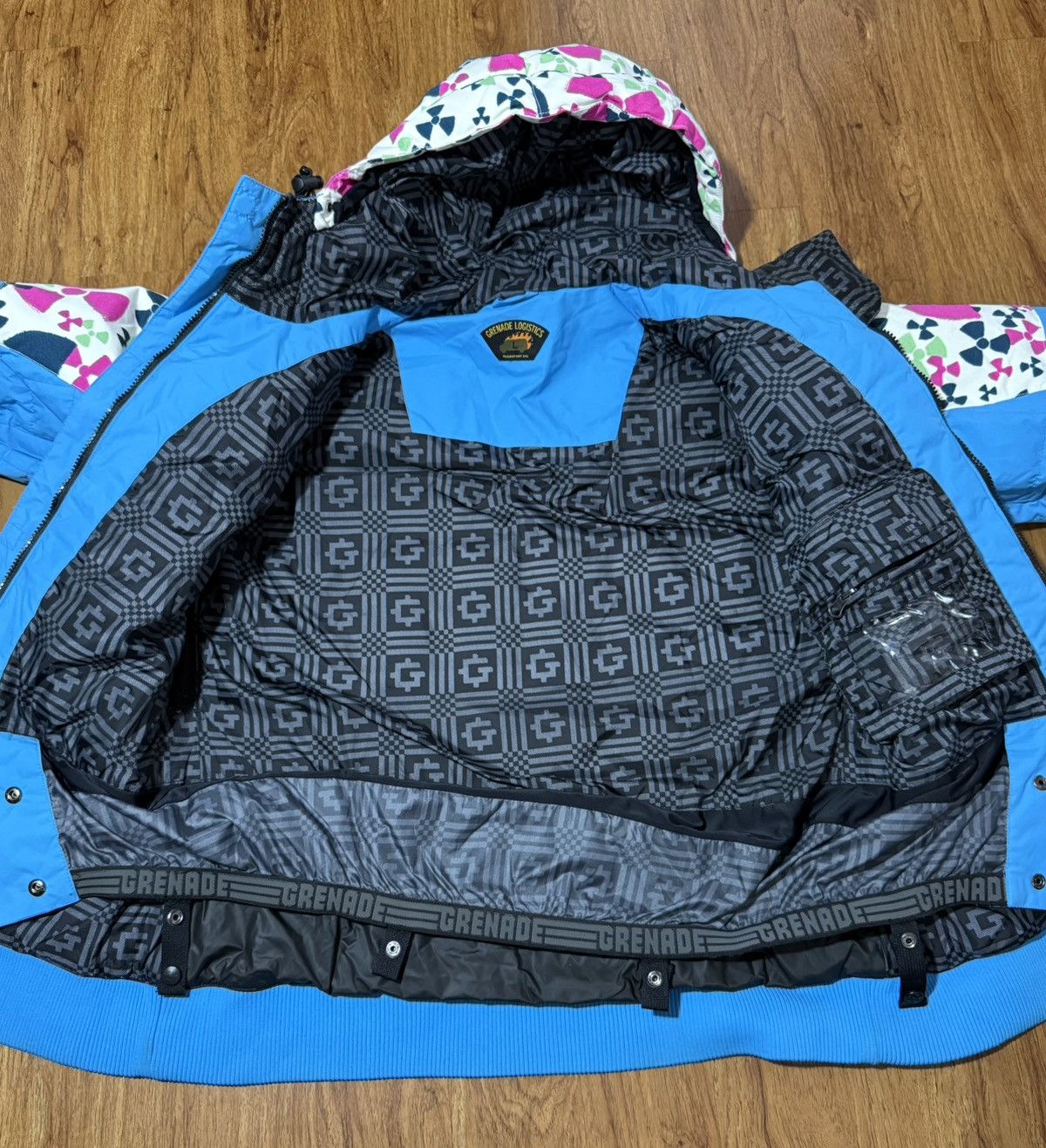 Grenade Vintage Y2K Grenade Logistics Jacket Down Ski Snow RARE Bio Size L / US 10 / IT 46 - 5 Thumbnail