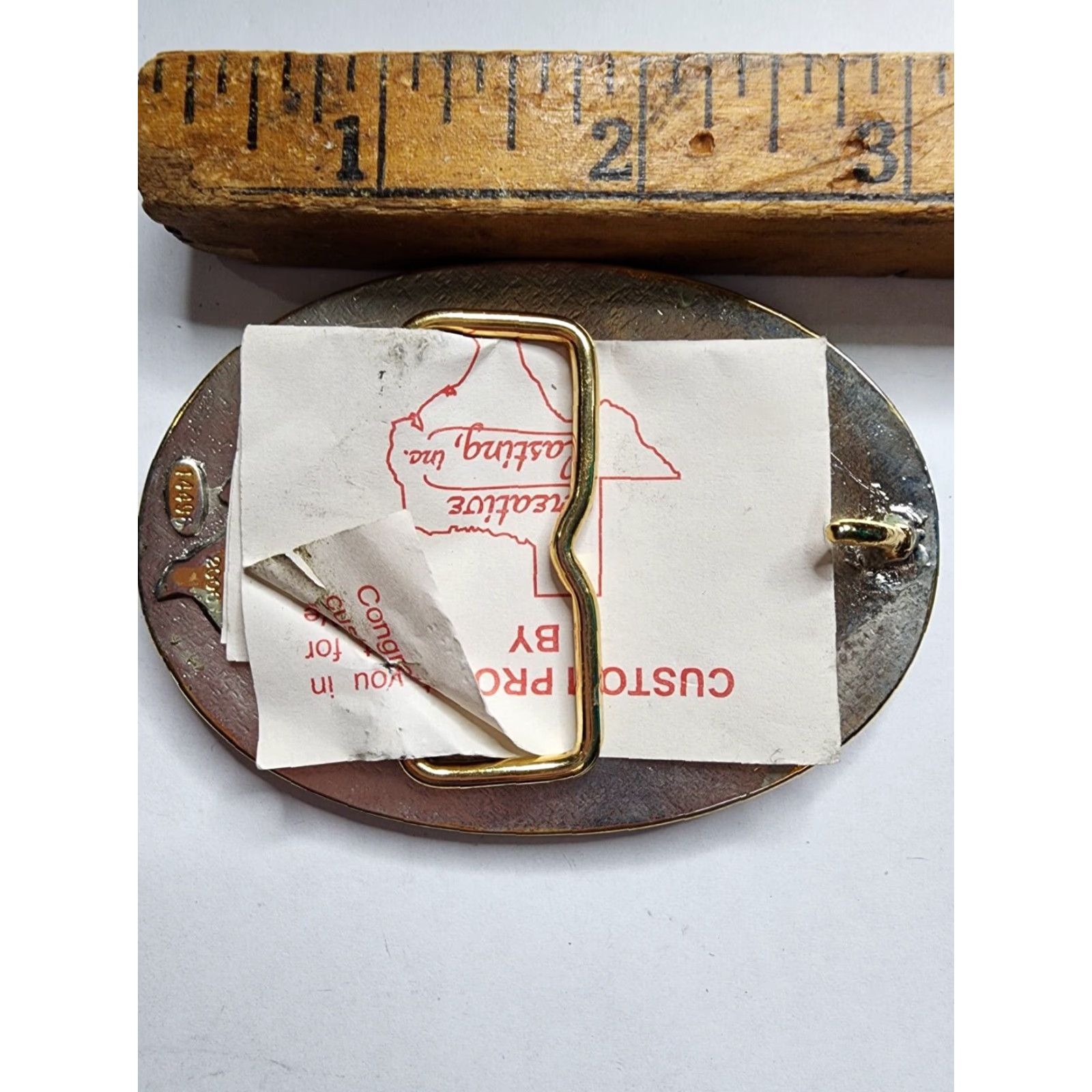 Champion VINTAGE Creative Casting Western Belt Buckle Silver Mens Size ONE SIZE - 2 Thumbnail