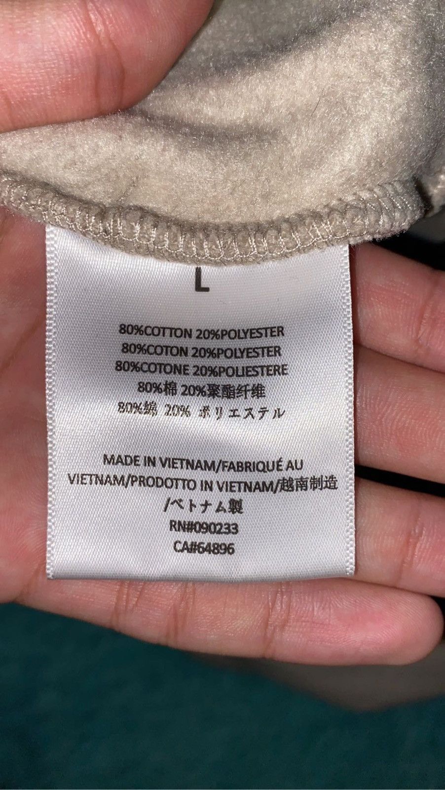 Designer × Essentials Essentials hoodie could silver size L Size US L / EU 52-54 / 3 - 7 Thumbnail