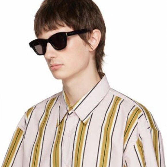 Saint Laurent Paris 🕶️ New Saint Laurent SL592 001 Black Sunglasses Size ONE SIZE - 9 Thumbnail