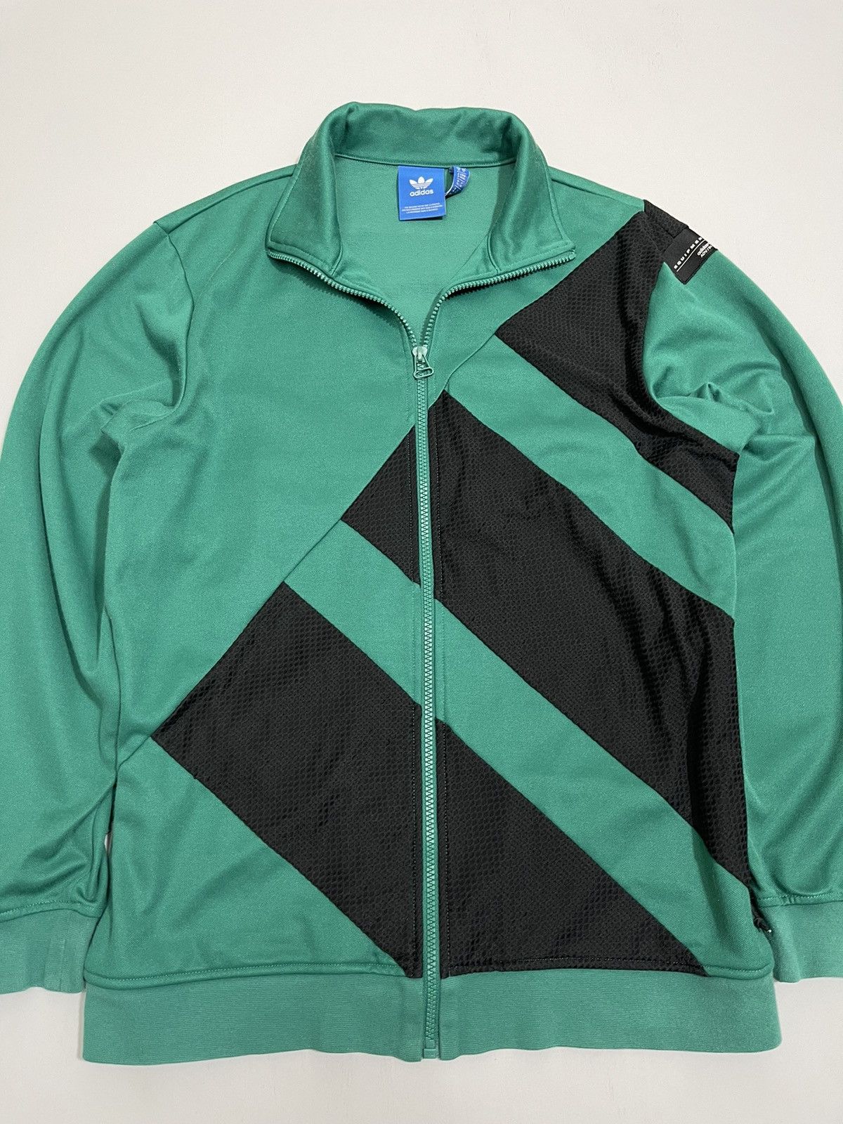 Adidas Adidas Equipment Big Logo Zip Sweatshirt Jacket Gorpcore Size US M / EU 48-50 / 2 - 3 Thumbnail