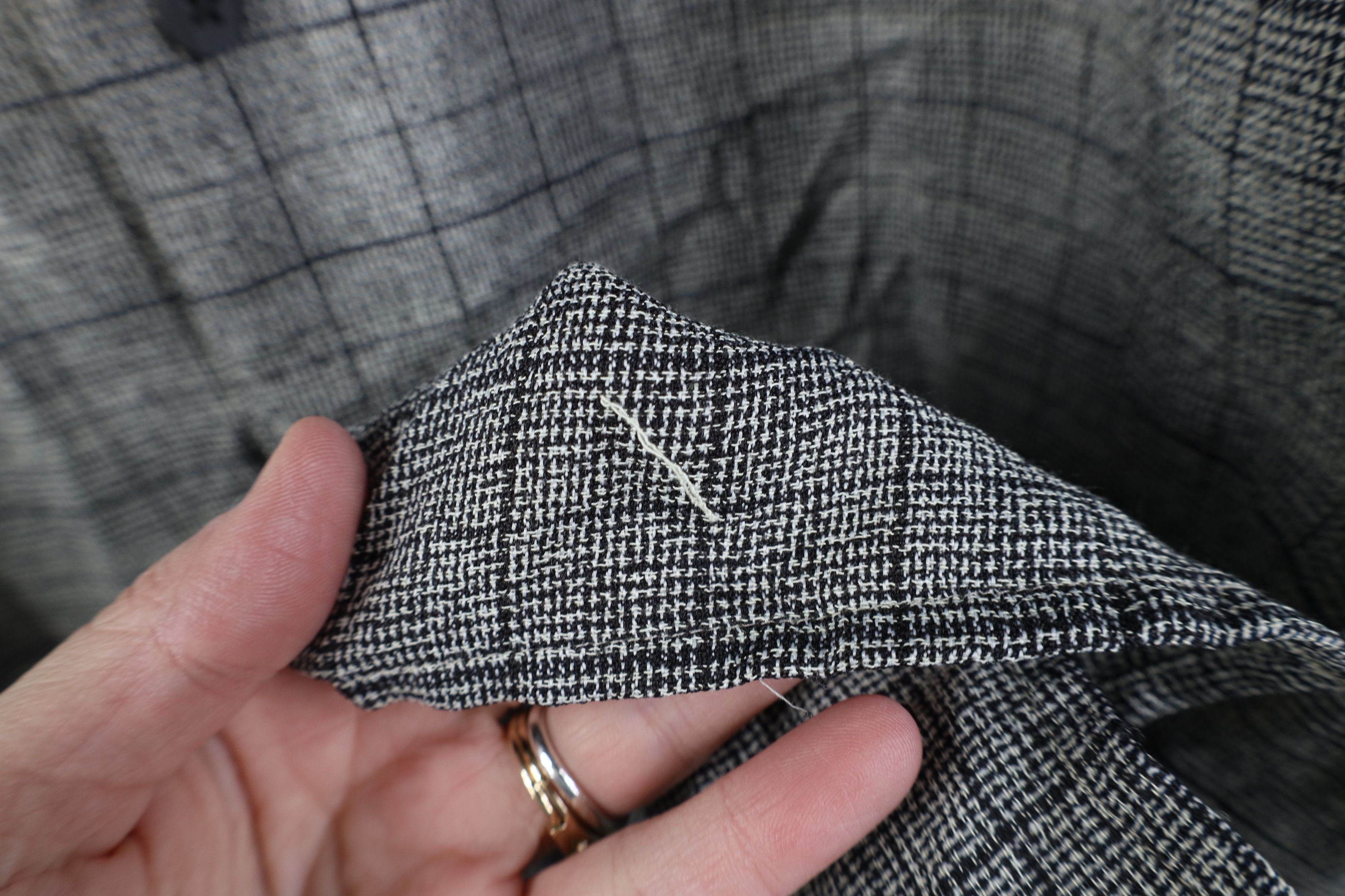Vintage Vintage 90s Rockabilly Streetwear Knit Button Shirt Plaid Size US XXL / EU 58 / 5 - 6 Thumbnail