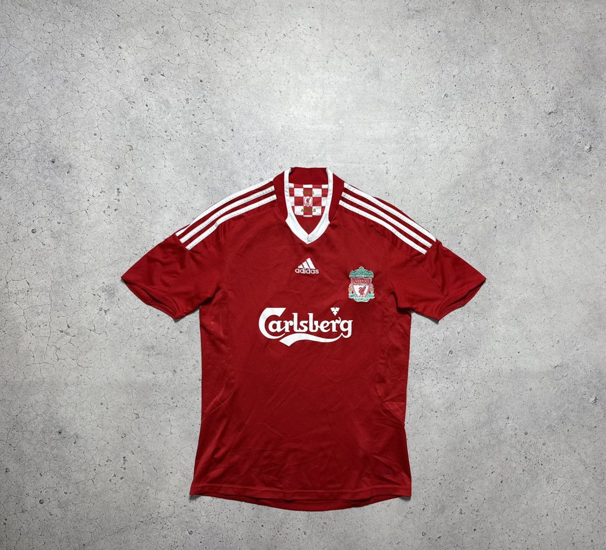Adidas Adidas FC Liverpool 2008/2009 Vintage Soccer Jersey Size US S / EU 44-46 / 1 - 1 Thumbnail