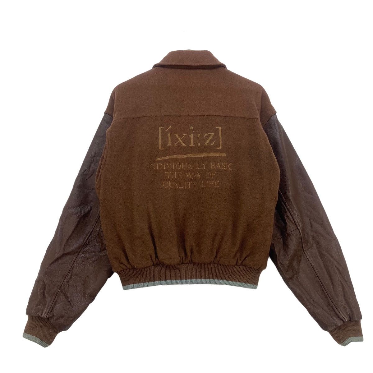 Japanese Brand Japanese Brand [ixi:z] Big Logo Varsity Jacket Size US S / EU 44-46 / 1 - 4 Thumbnail