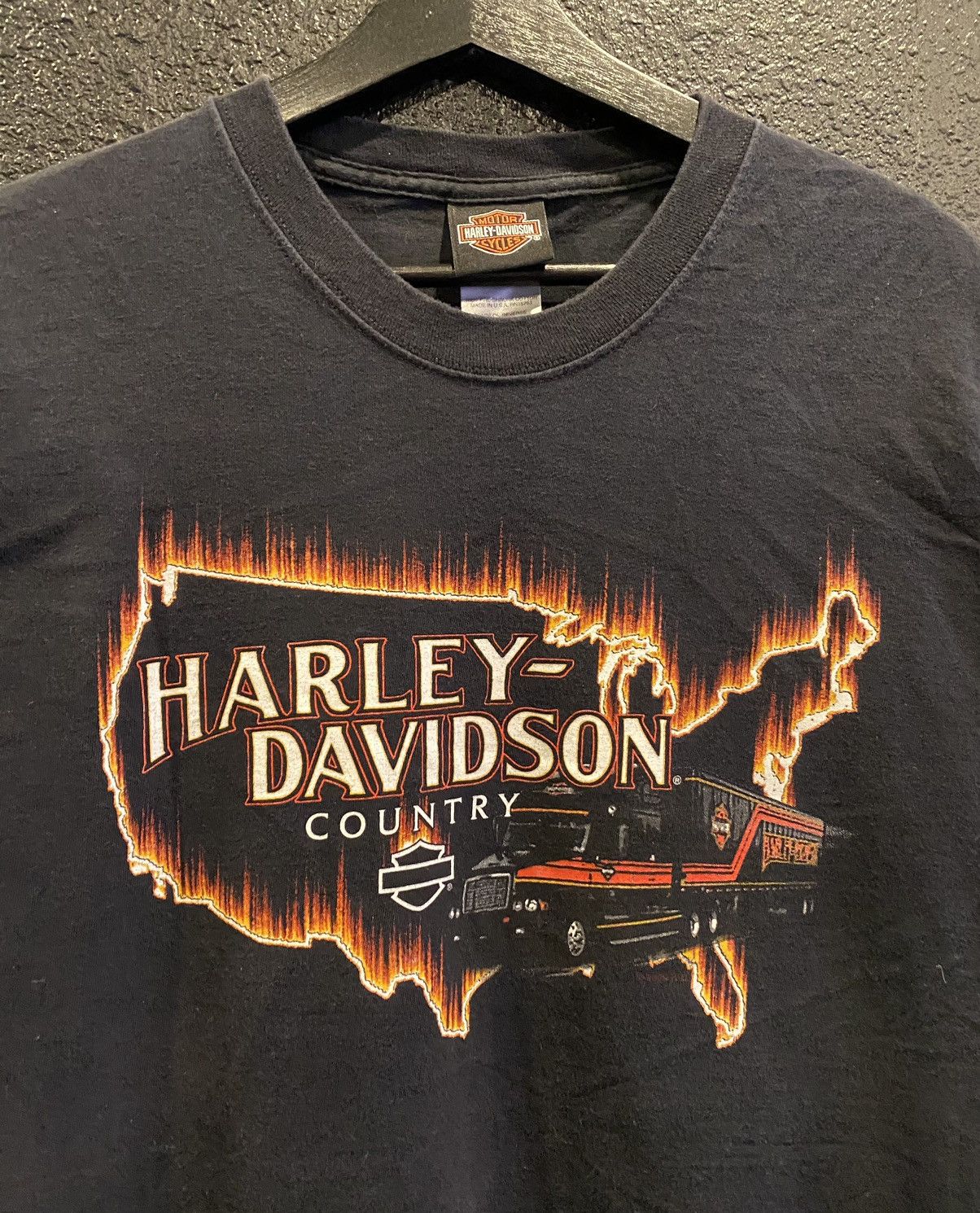 Harley Davidson × Vintage Vintage Harley Davidson Grand Canyon Black T Shirt Size US XL / EU 56 / 4 - 3 Thumbnail