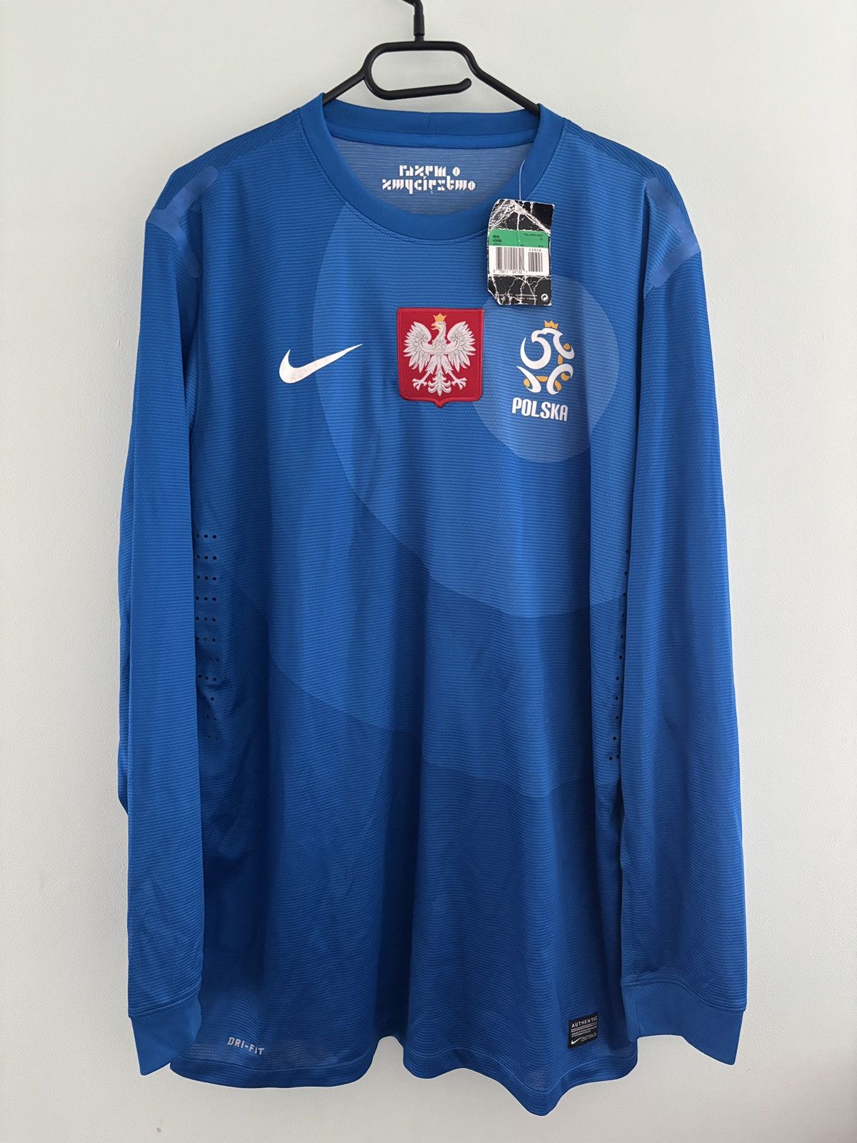 Nike Nike Poland GK Shirt 2012 Player Issue XL Size US XL / EU 56 / 4 - 1 Thumbnail
