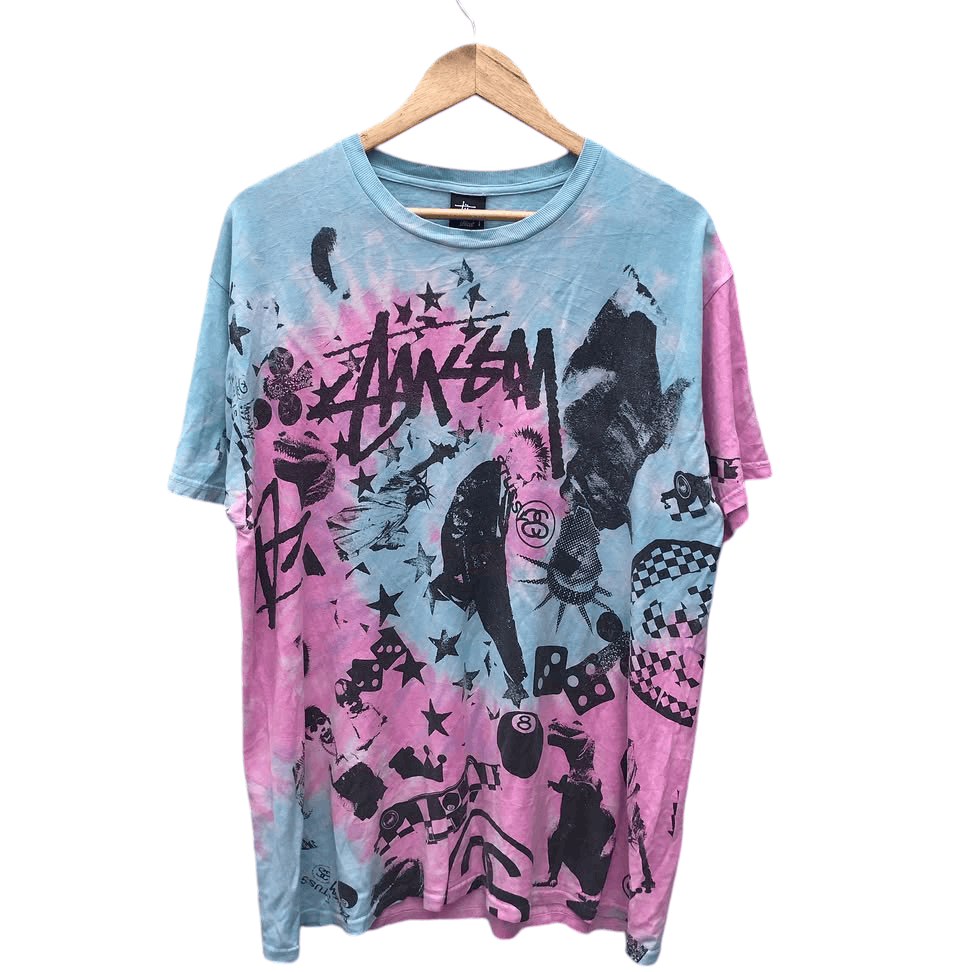 Stussy Stussy tie dye AOP all over print Size US L / EU 52-54 / 3 - 1 Thumbnail