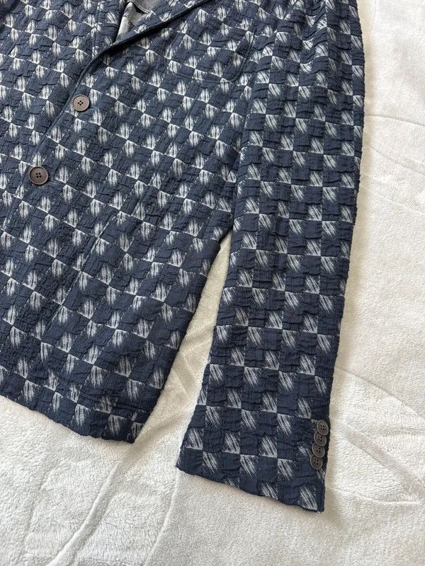 Giorgio Armani Giorgio Armani houndstooth pattern single breasted blazer50M Size 50R - 4 Thumbnail
