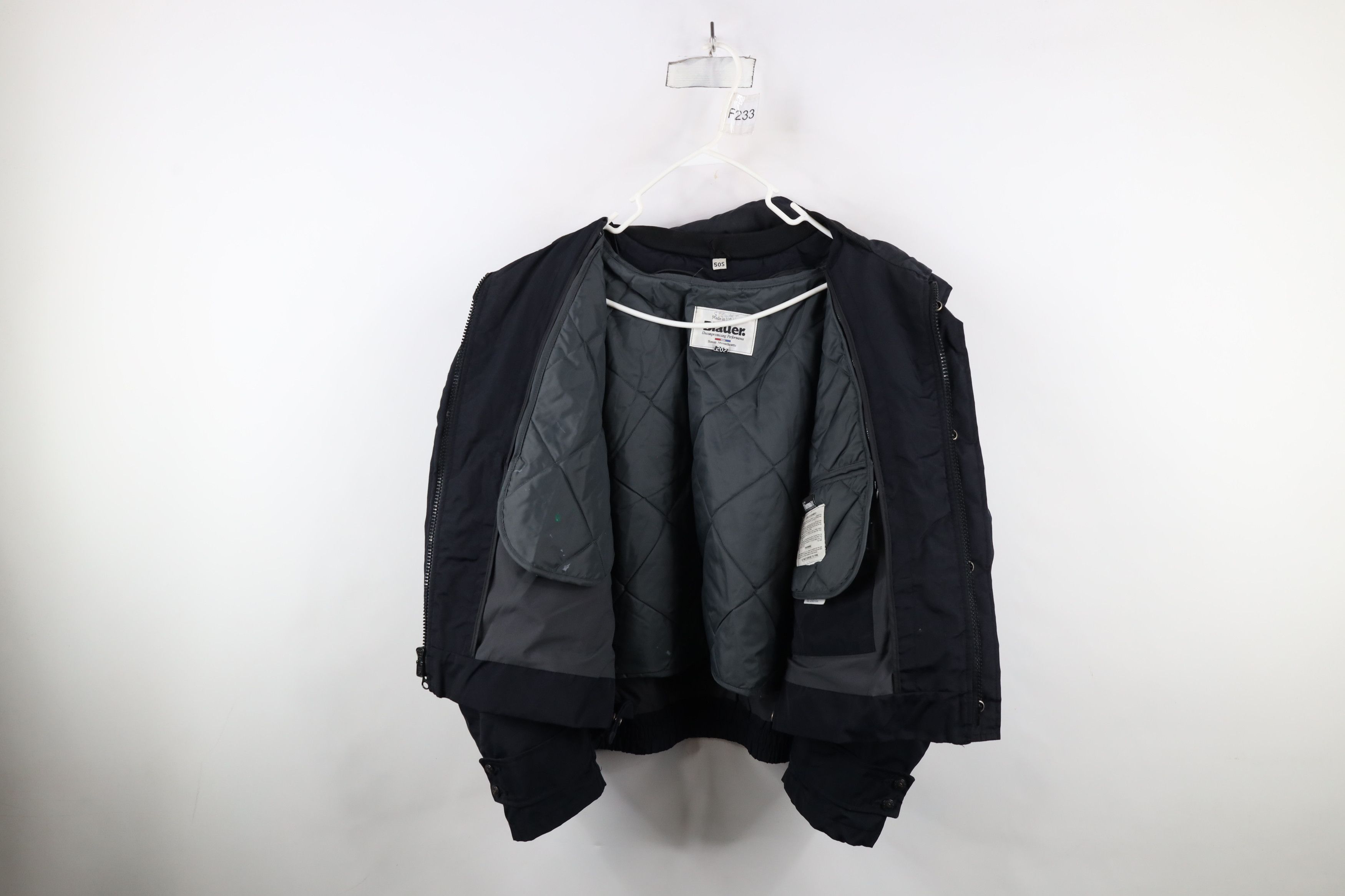 Vintage Vintage 90s Blauer Police Tactical Uniform Jacket Blue USA Size US XXL / EU 58 / 5 - 9 Thumbnail
