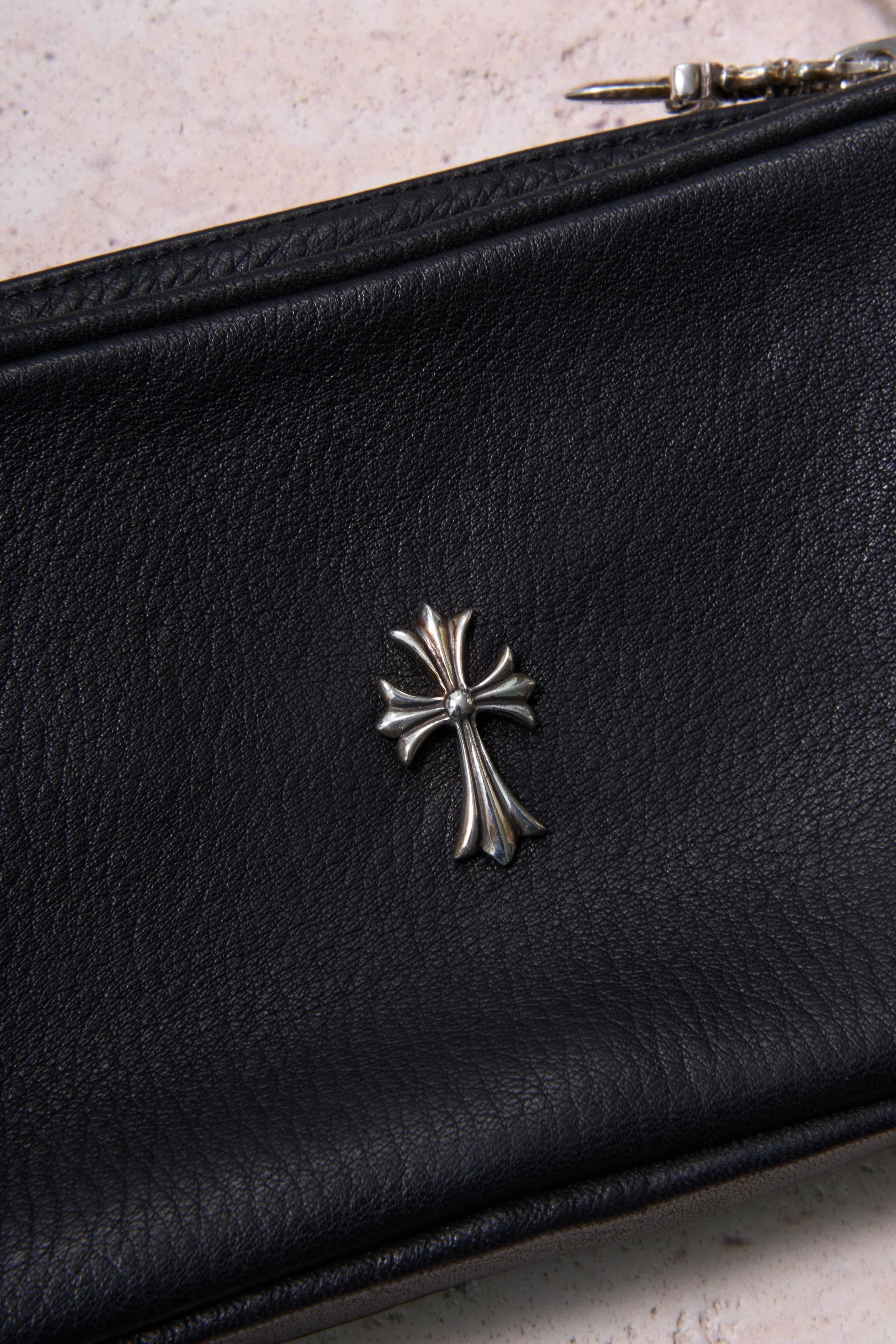 Chrome Hearts Chrome hearts PULP Cross link chain silver Medium bag black Size ONE SIZE - 5 Thumbnail