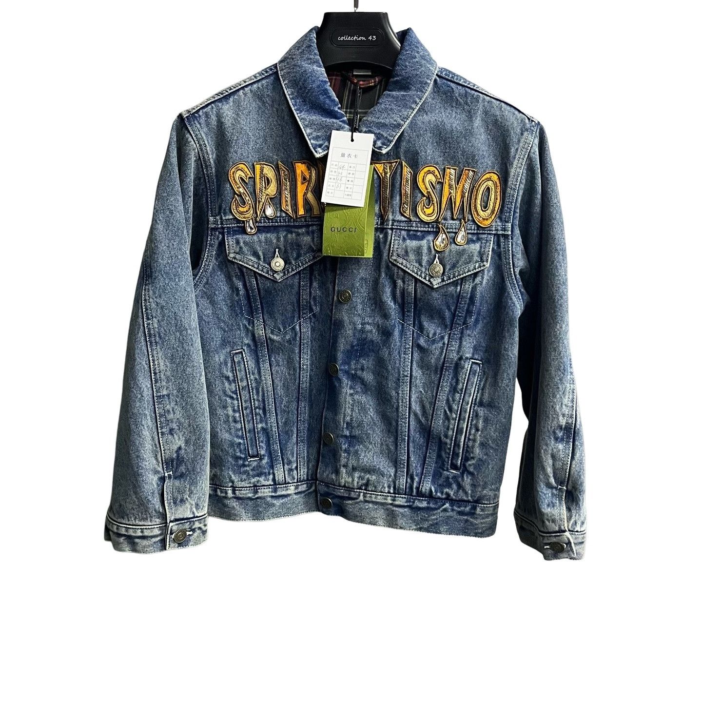 Gucci Gucci Spiritismo Logo Denim Jacket 44 Size US S / EU 44-46 / 1 - 1 Thumbnail
